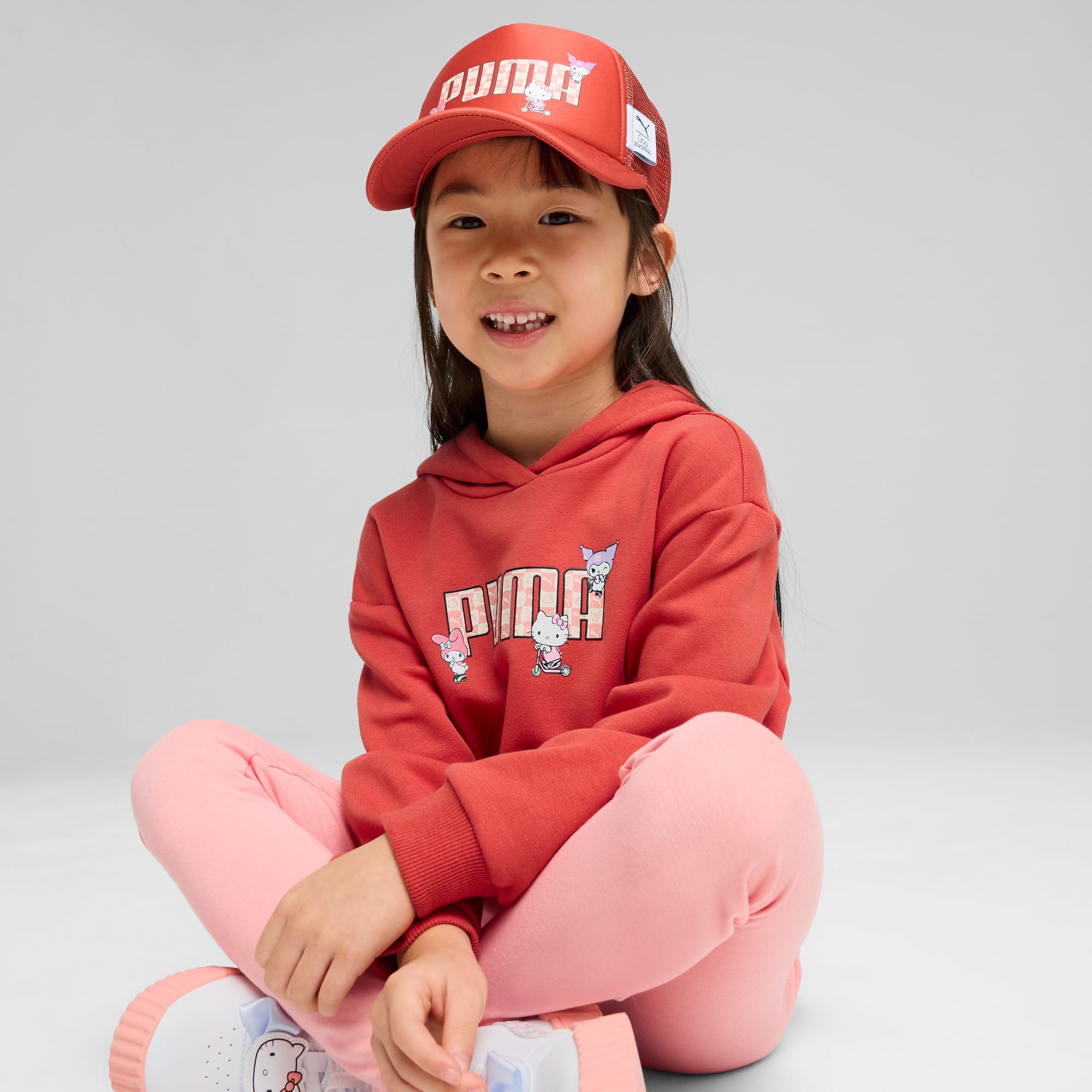 PUMA x HELLO KITTY AND FRIENDS Trucker Cap Youth, Red Fire, large