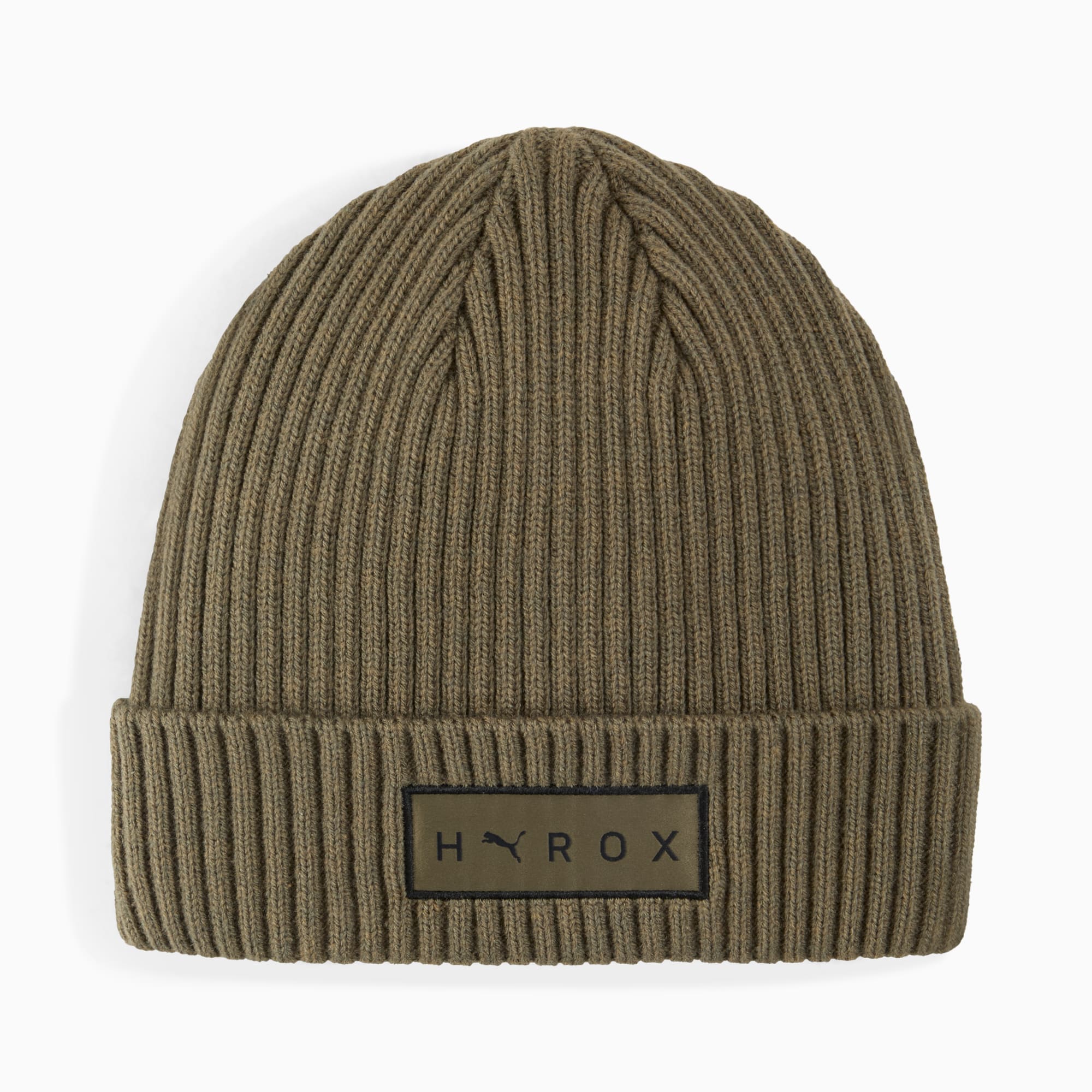 PUMA x HYROX Cuff Beanie, Loden Green, large