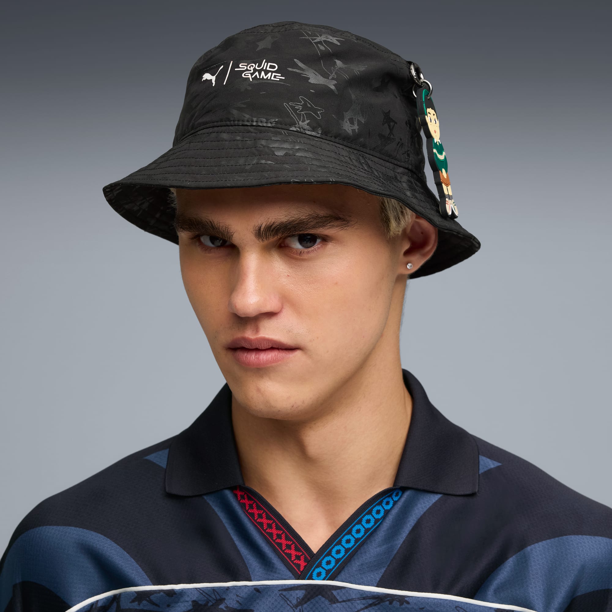 PUMA x SQUID GAME buckethat, PUMA Black, large