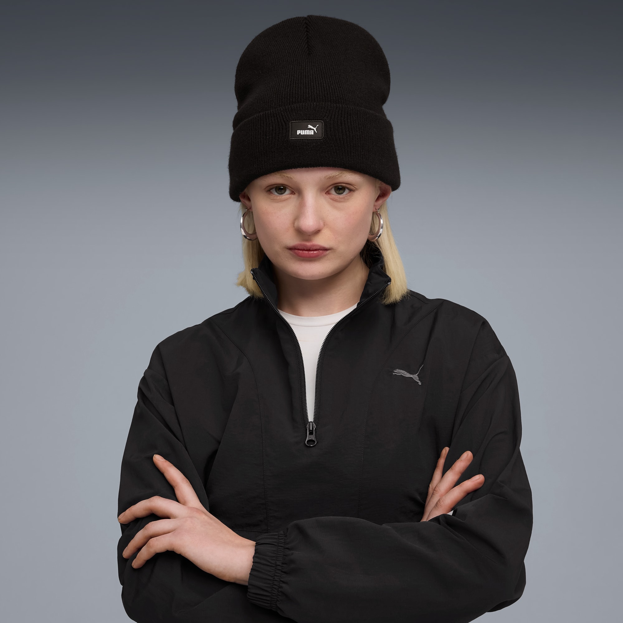 Essentials Beanie, PUMA Black, large