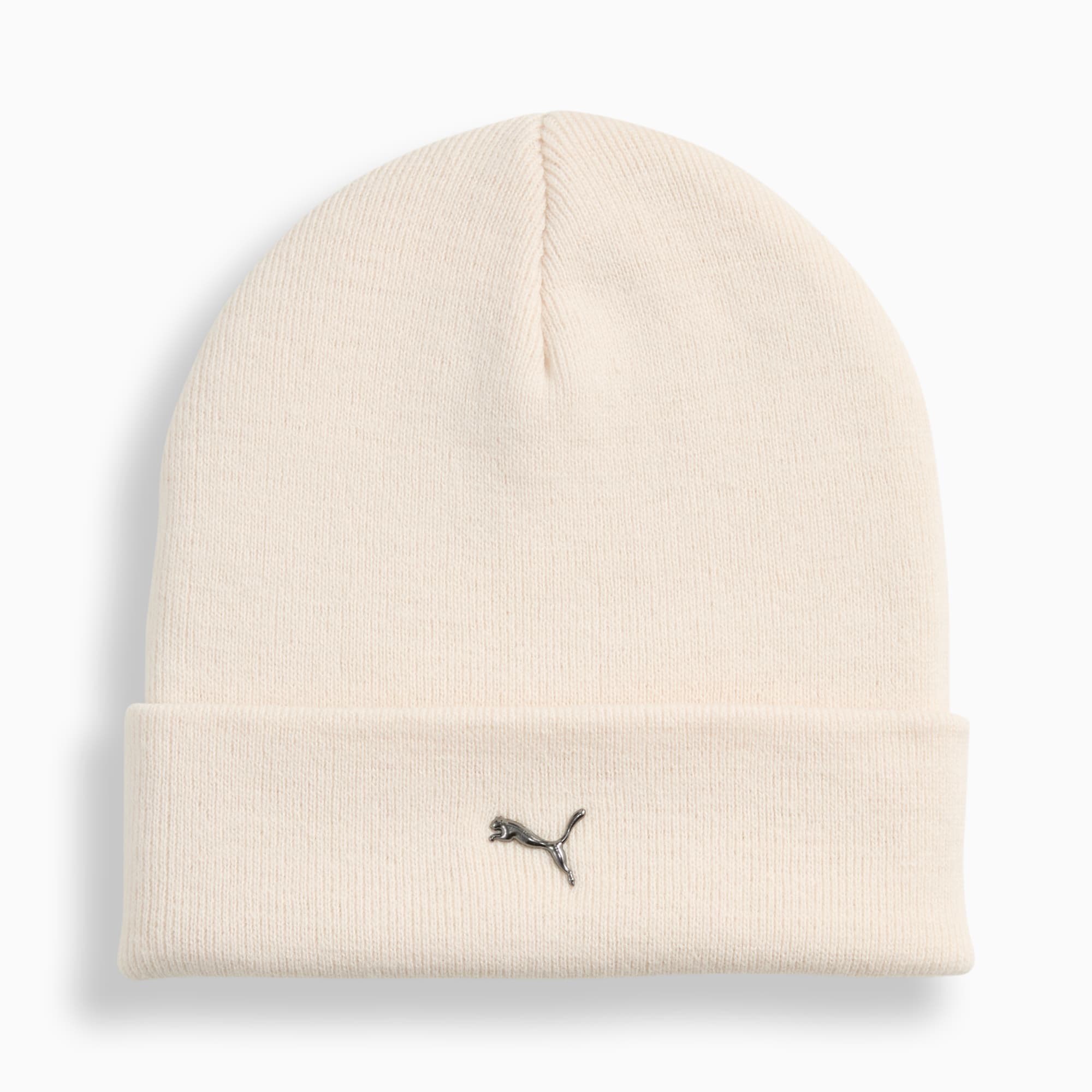 Bonnet à couronne haute avec logo PUMA CAT en métal, Alpine Snow, large