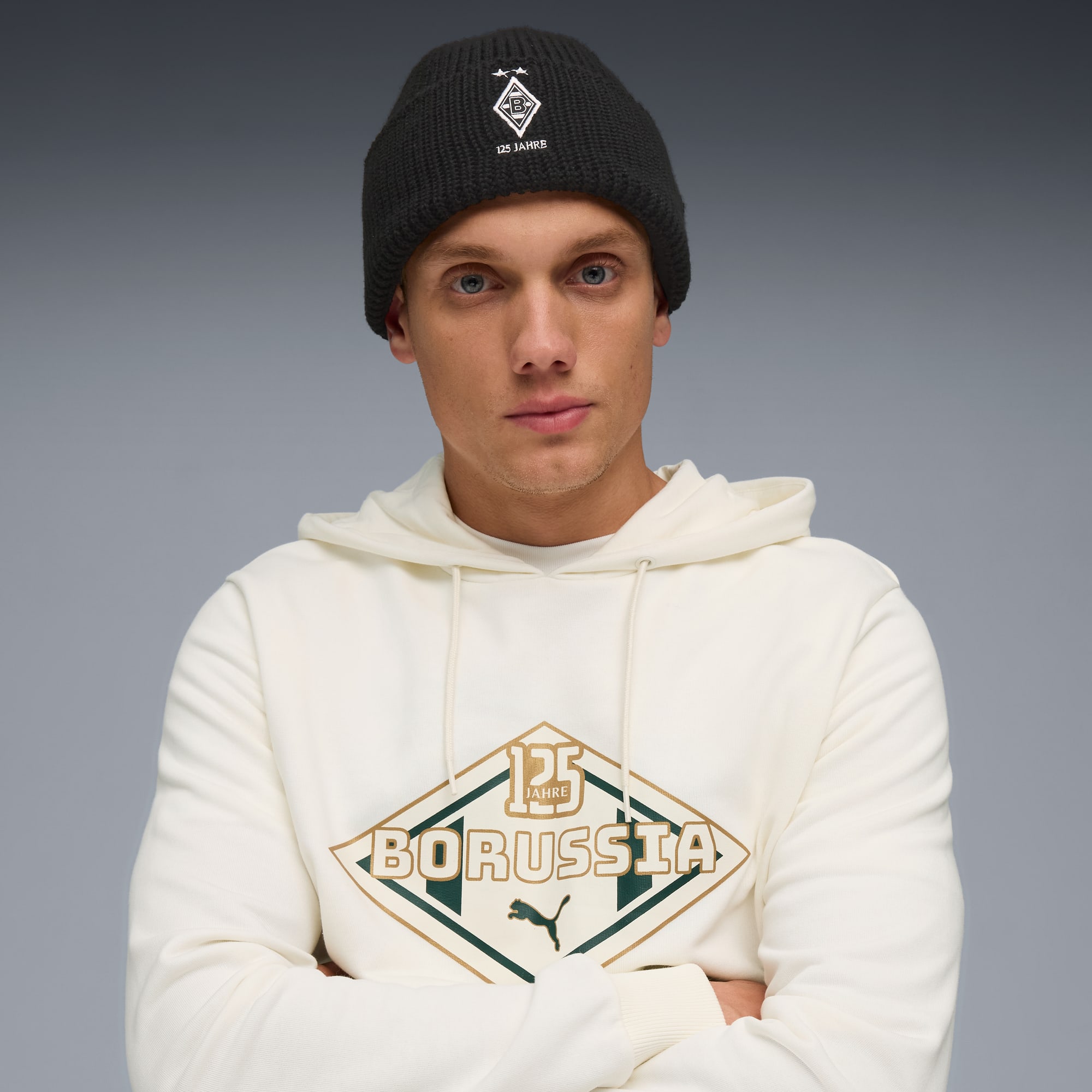 Czapka Borussia Mönchengladbach Essentials, PUMA Black-PUMA White, large