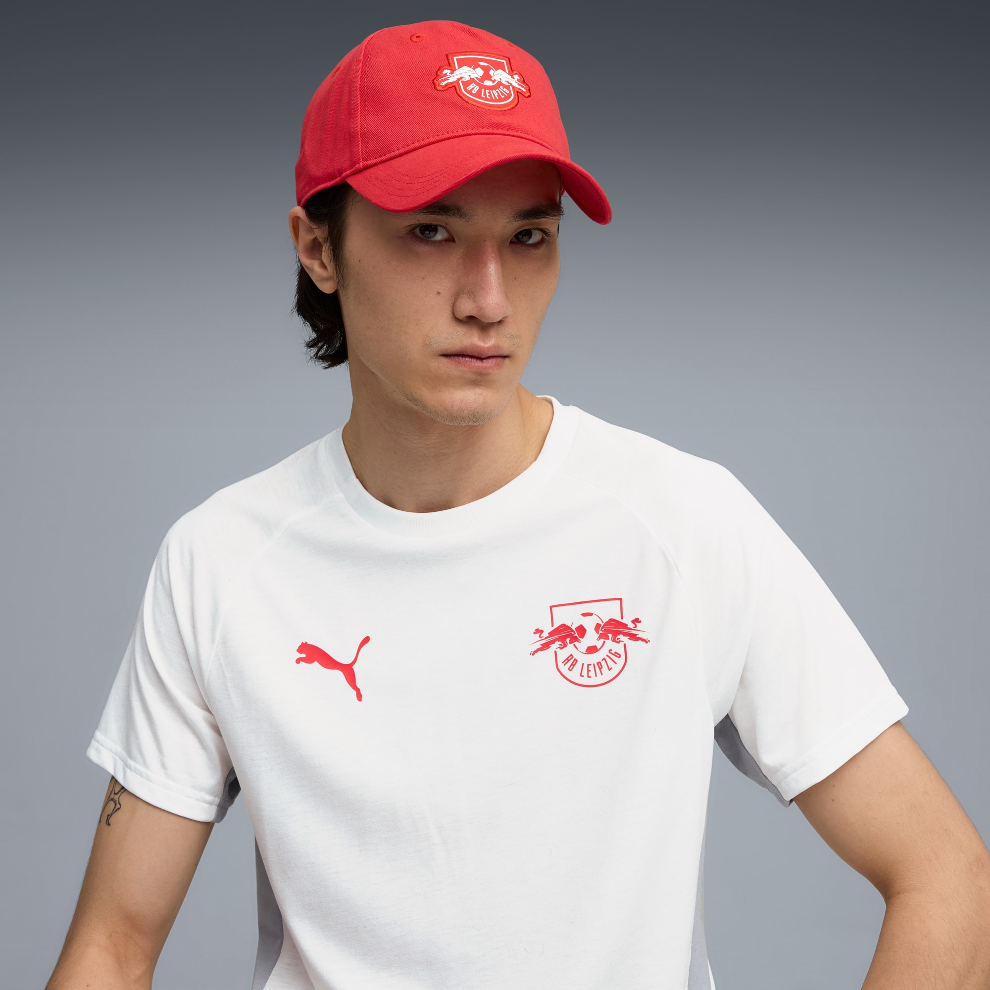 Casquette Essentials RB Leipzig Unisexe, For All Time Red-PUMA White, large