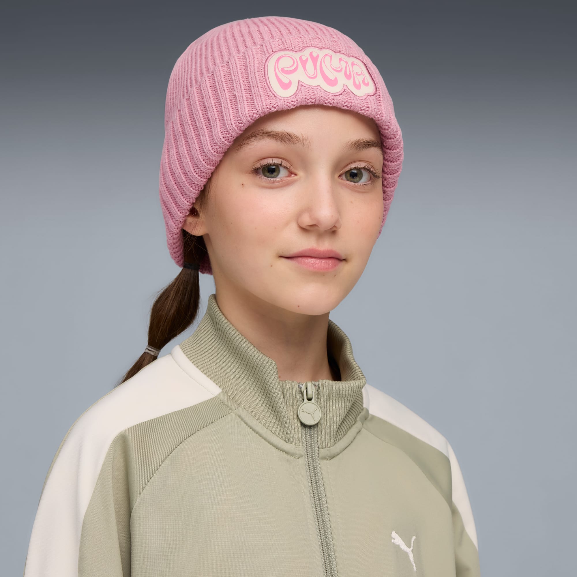 Comic Beanie Teenager, Poised Pink, large