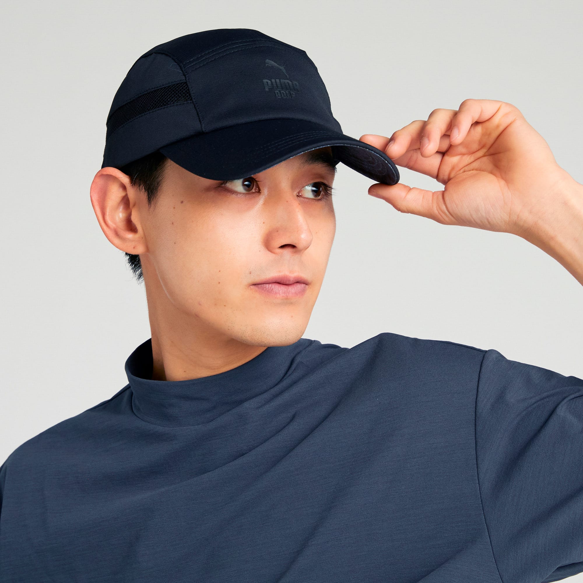 PUMA公式】メンズ ゴルフ ラインメッシュ ジェット キャップ