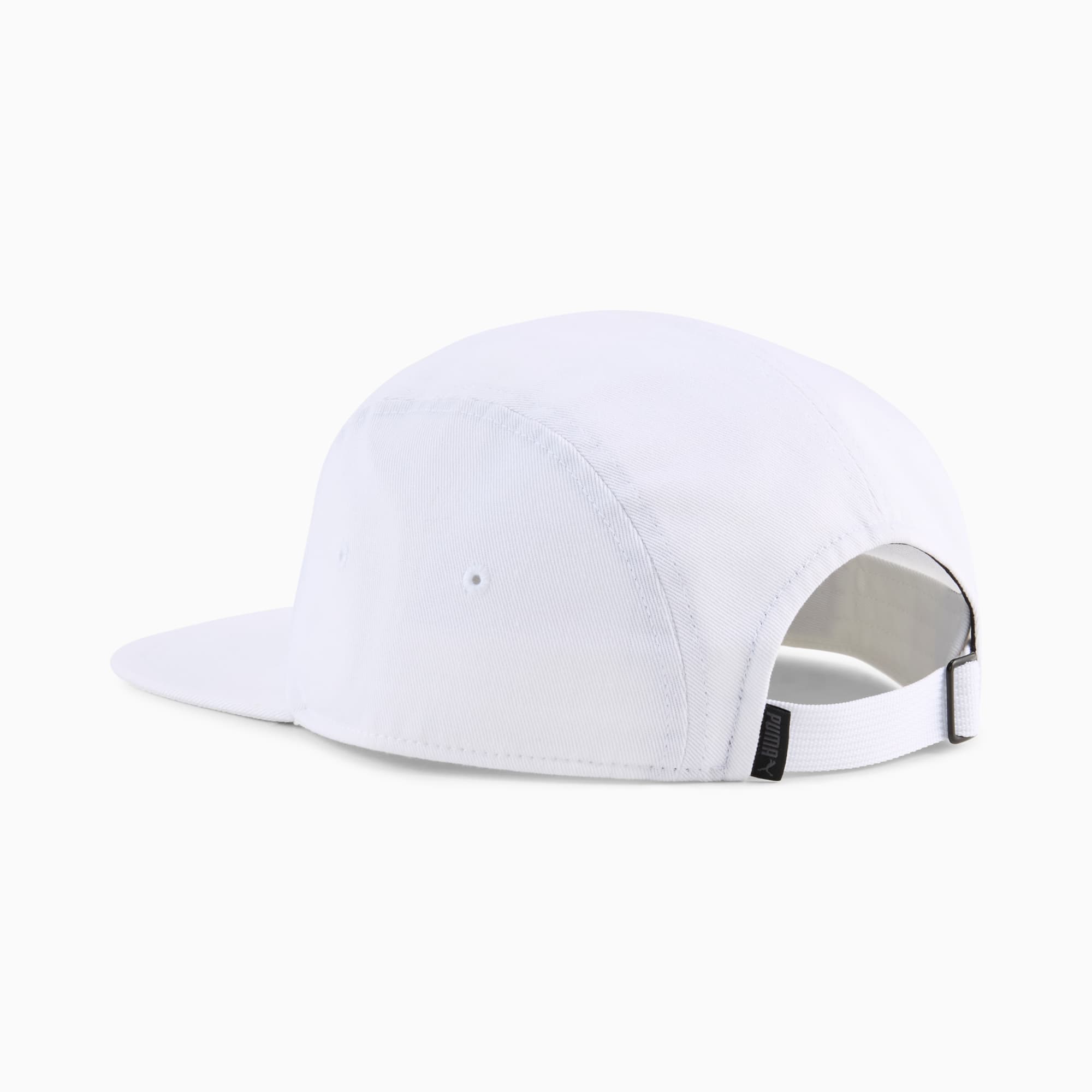 Essentials 5 Panel Cap, PUMA White, large