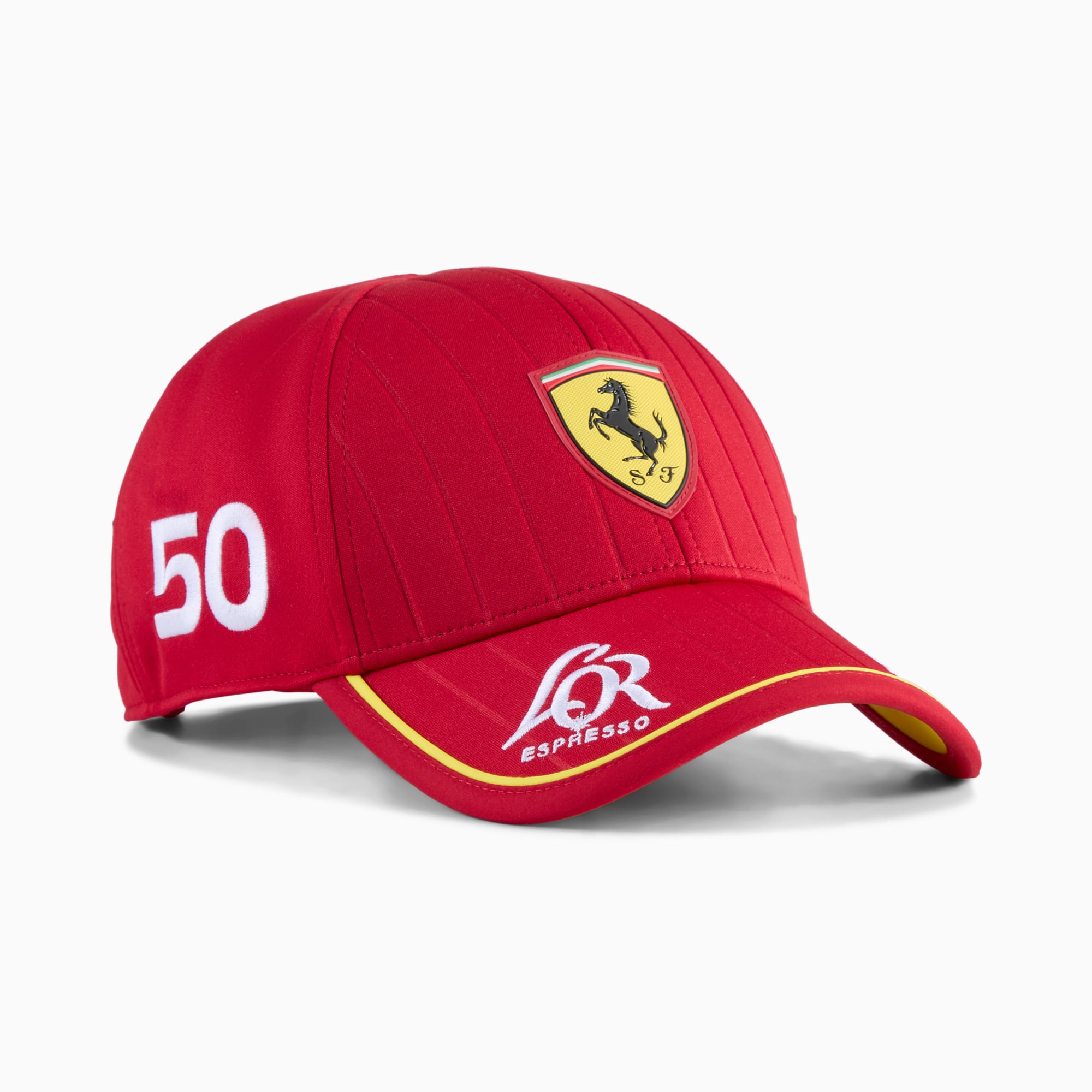 Scuderia Ferrari Replica Driver Baseball Cap, Dark Cherry-#50, large