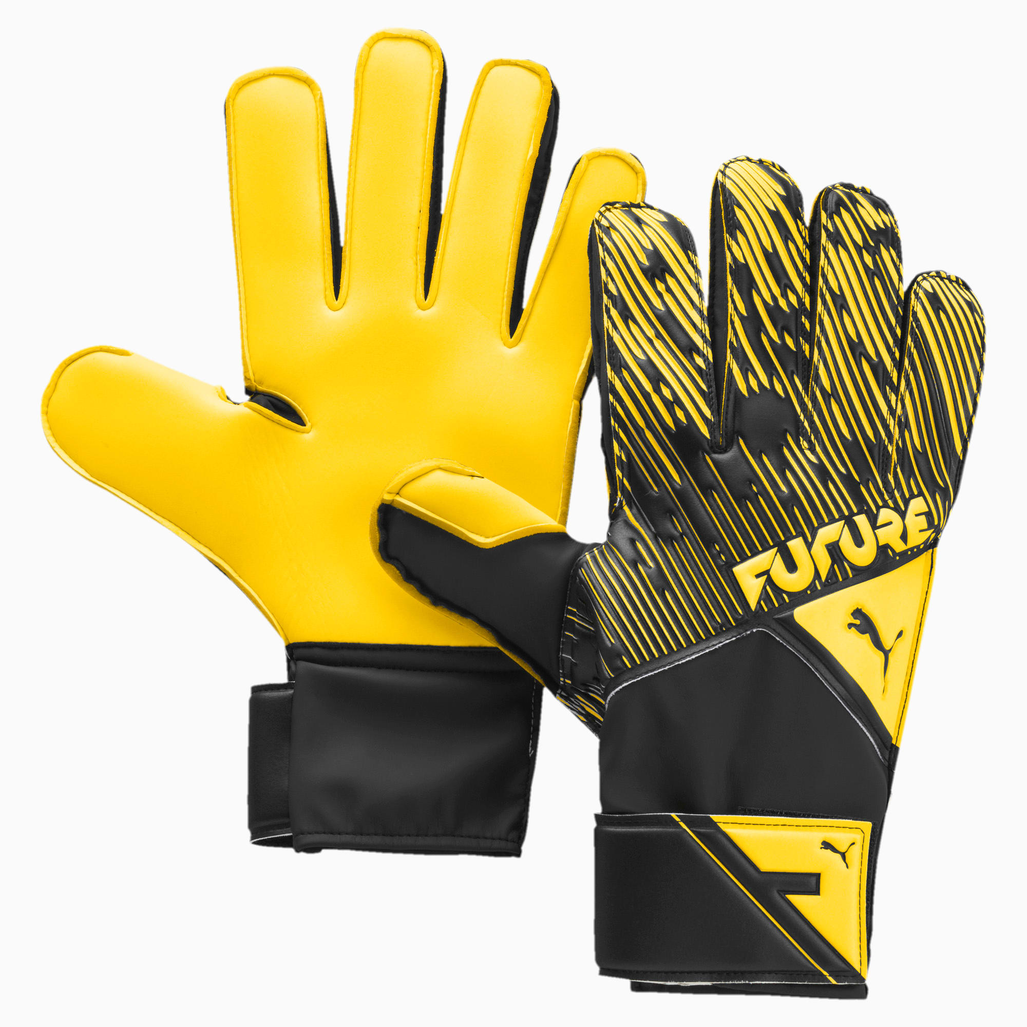 Future Grip 5 4 Goalkeeper Gloves Ultra Yellow Black White