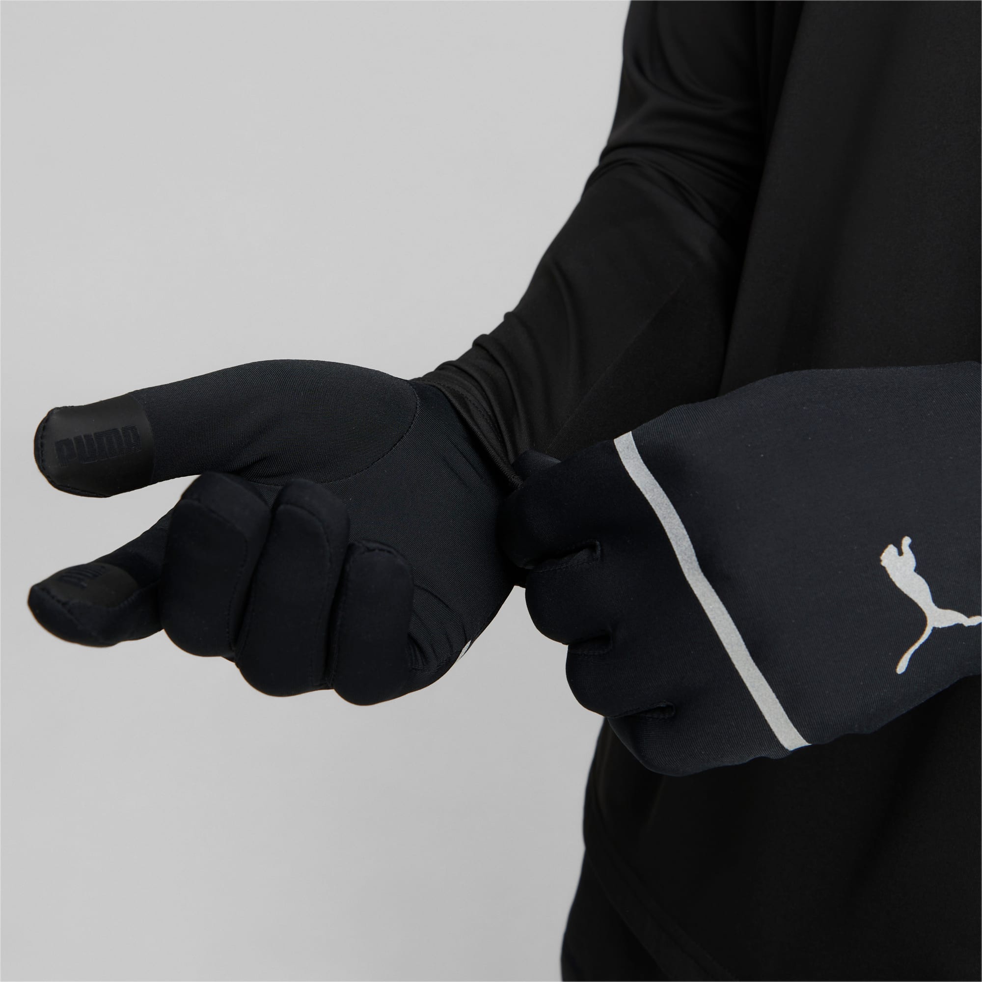 Puma running gloves clearance