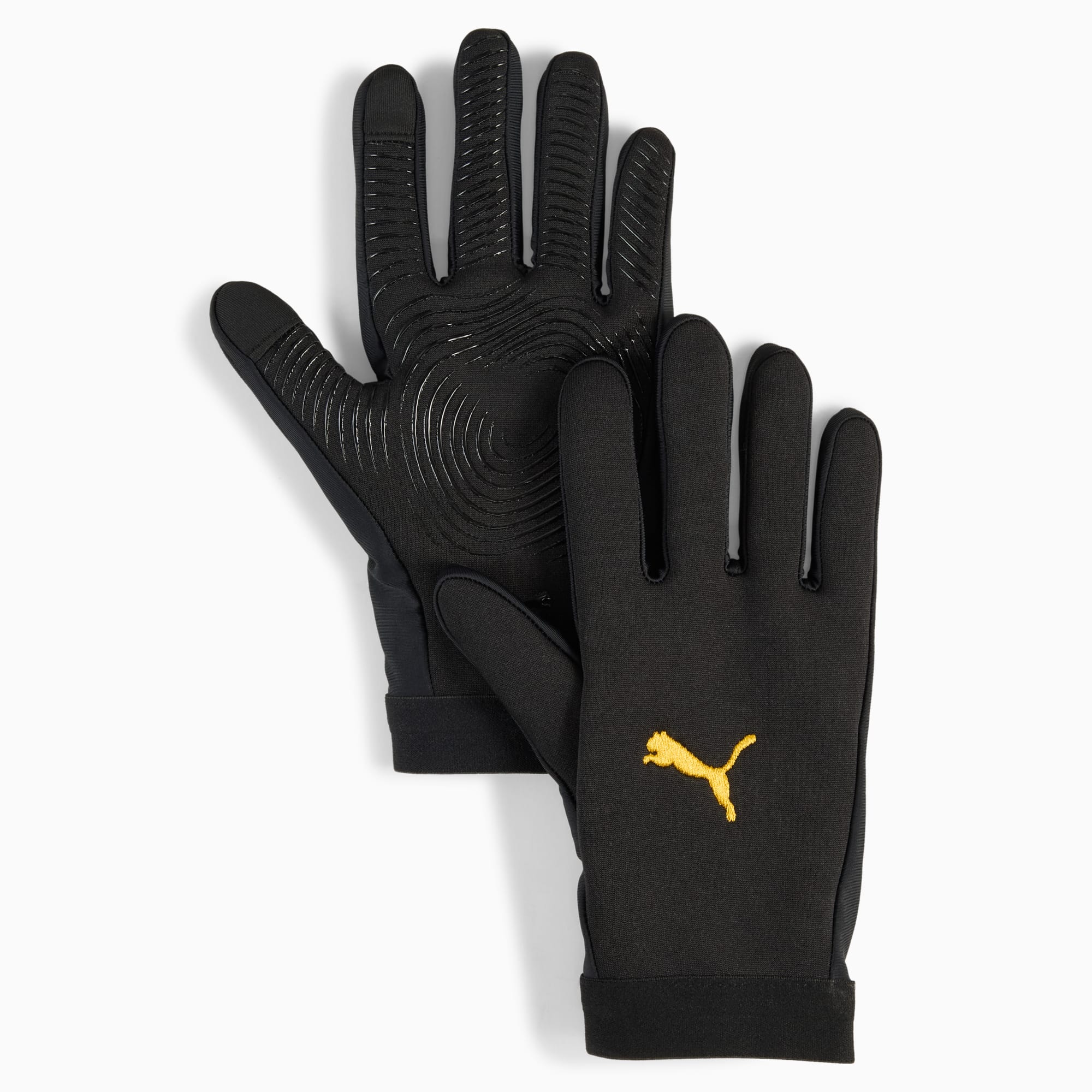 Gants pour joueurs Borussia Dortmund, PUMA Black-Faster Yellow, large