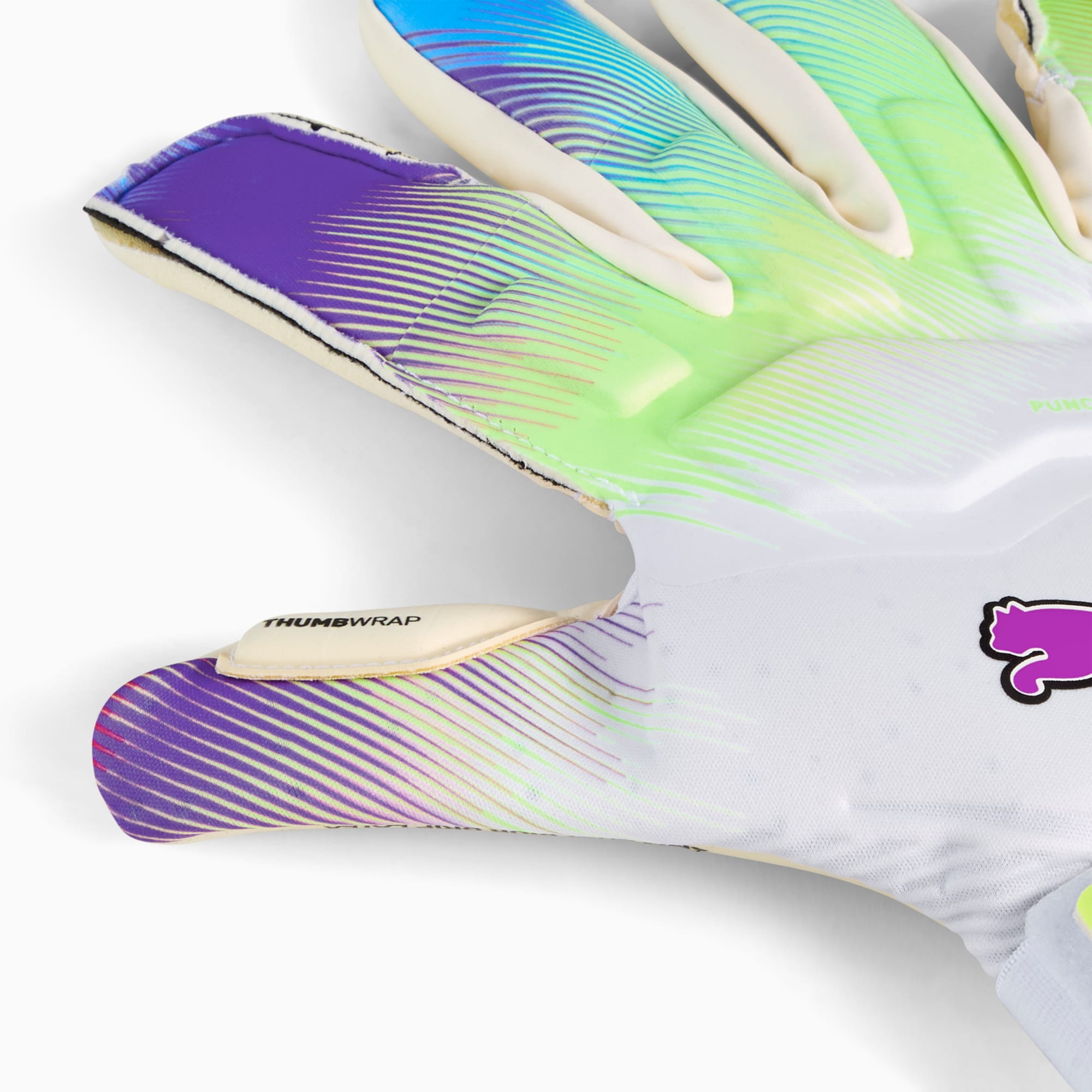 Gants de gardien de but PUMA ULTRA Ultimate Hybrid BRILLIANCE, PUMA White-Pure Magenta-Fizzy Apple, large