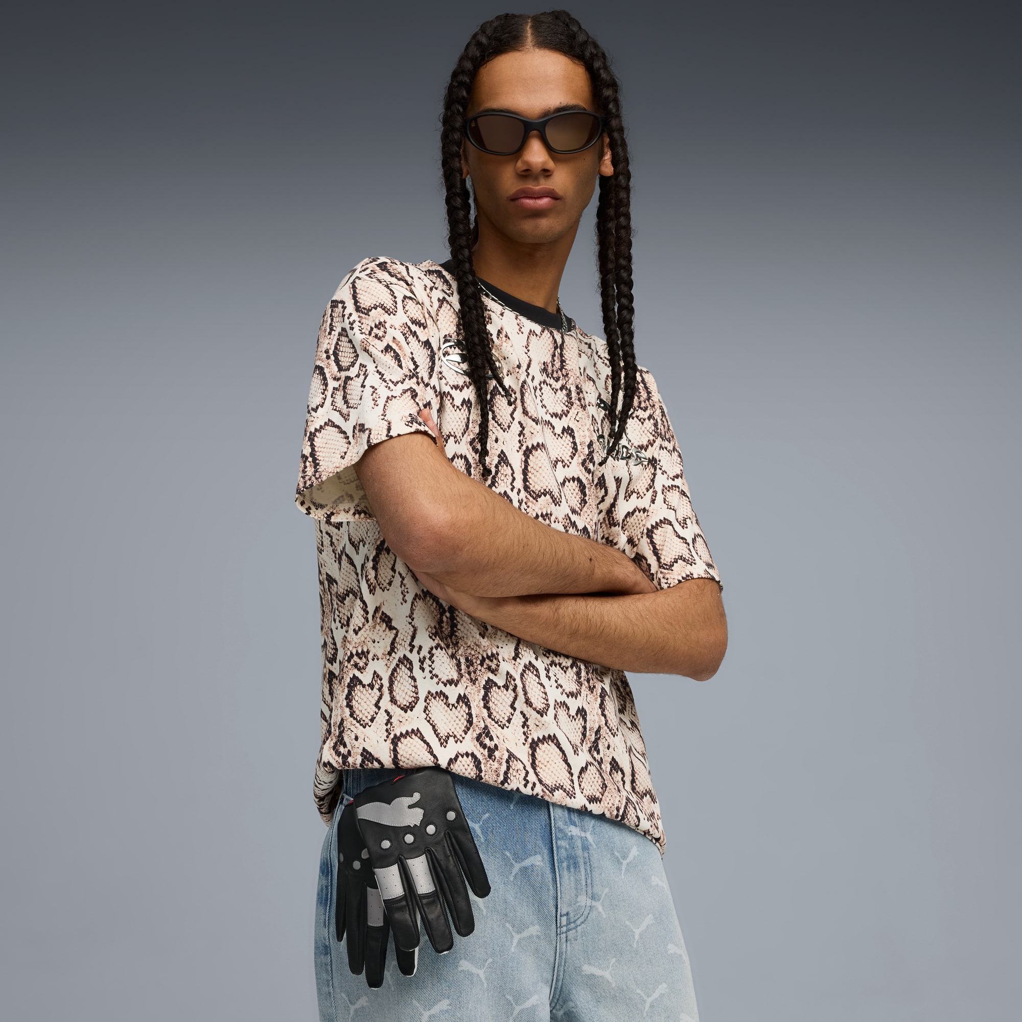 A$AP ROCKY x PUMA handschoenen, PUMA Black-Fierce Red-PUMA White, large