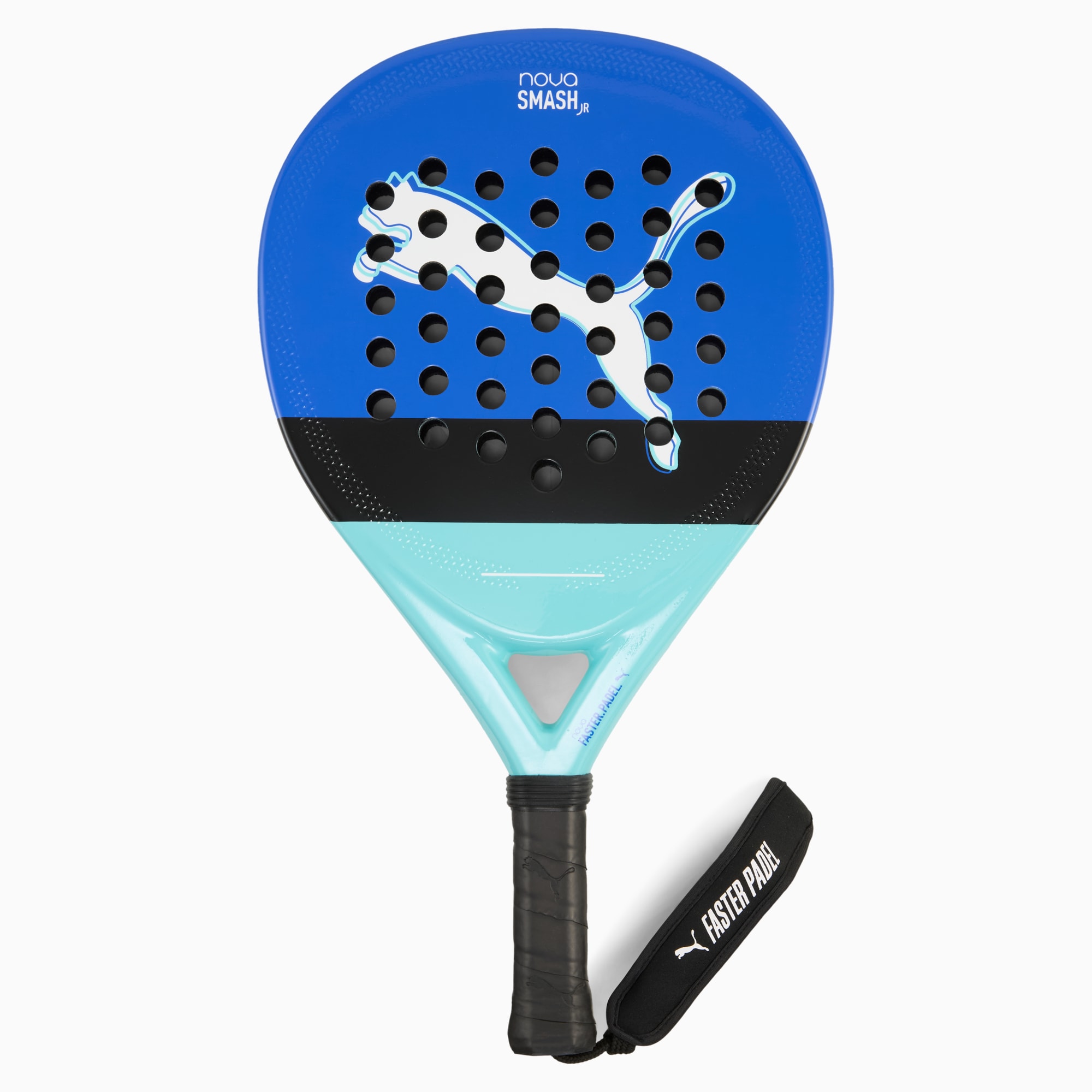 NOVA PADEL SMASH Padel Racket Youth, Vivid Blue-PUMA Black-Safe Lake-PUMA White, large