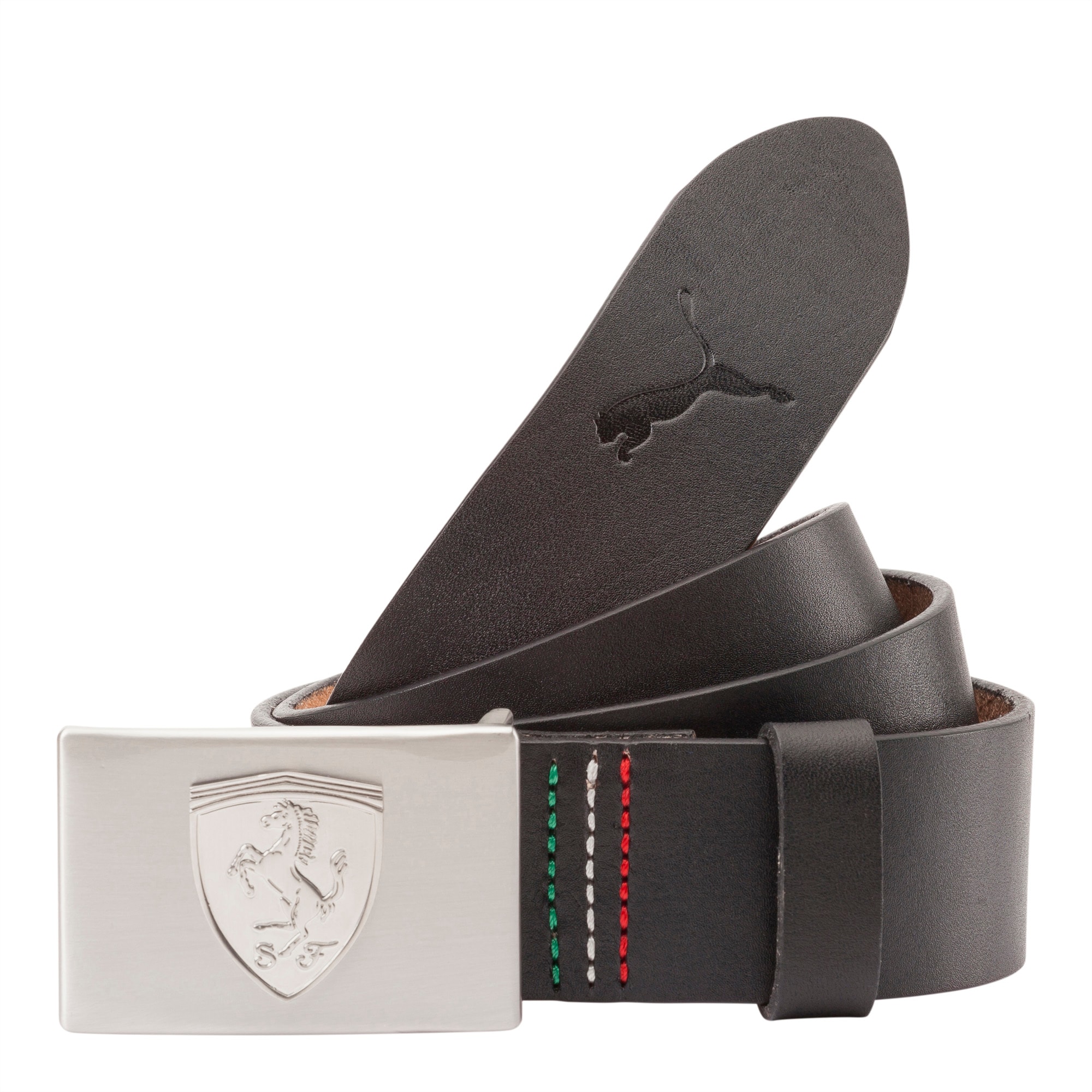 Ferrari LS Leather Belt | black | PUMA 