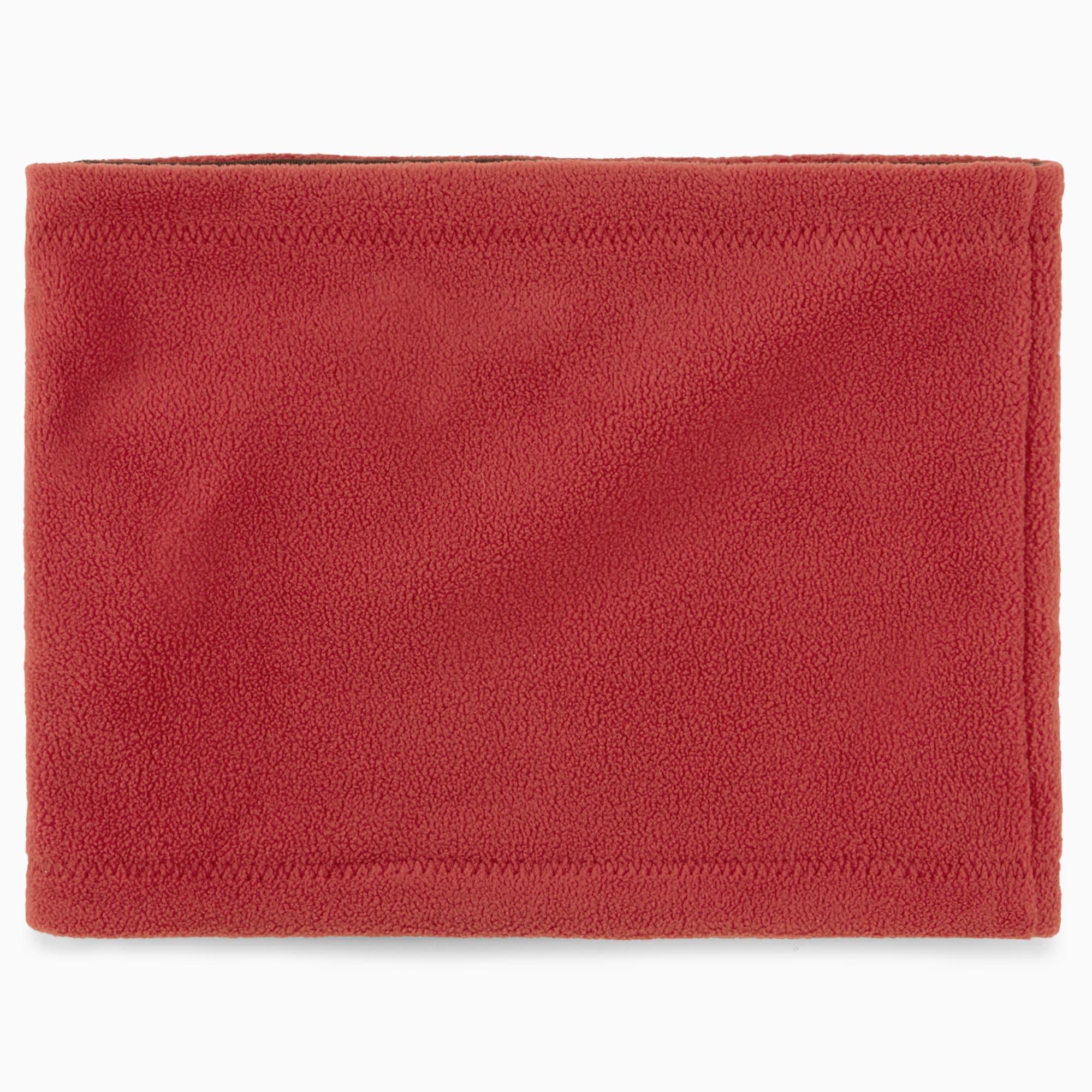 Reversible Neck Warmer, Intense Red-Puma Black, large