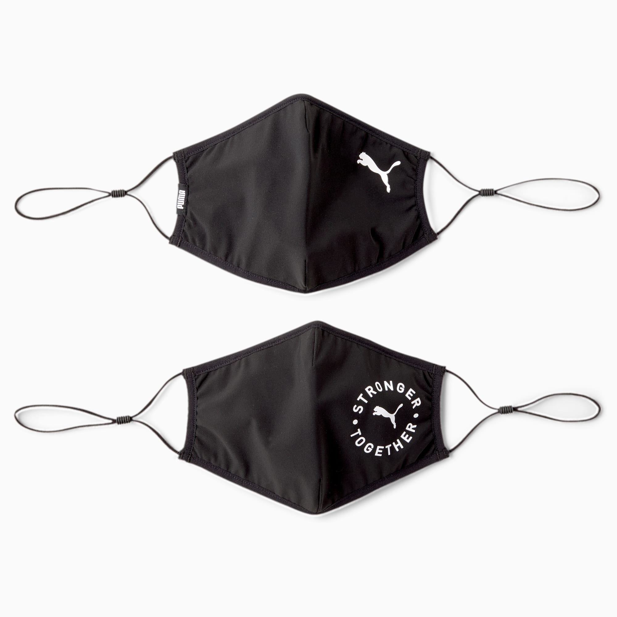 Puma Face Mask 2 Pack Black Cat Stronger Together Puma Accessories Puma
