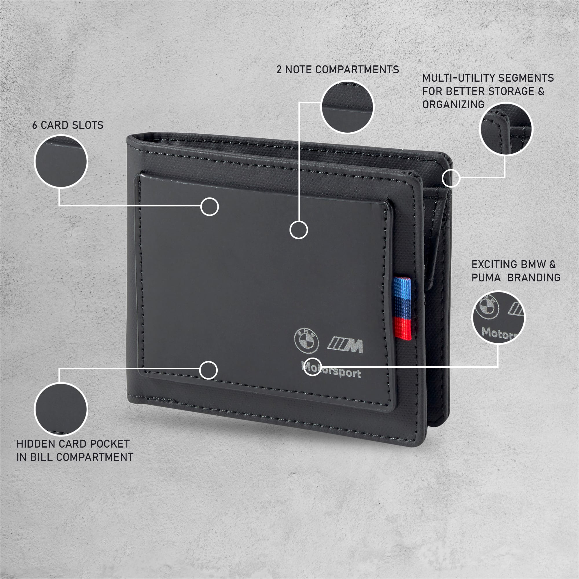 Puma bmw wallet deals