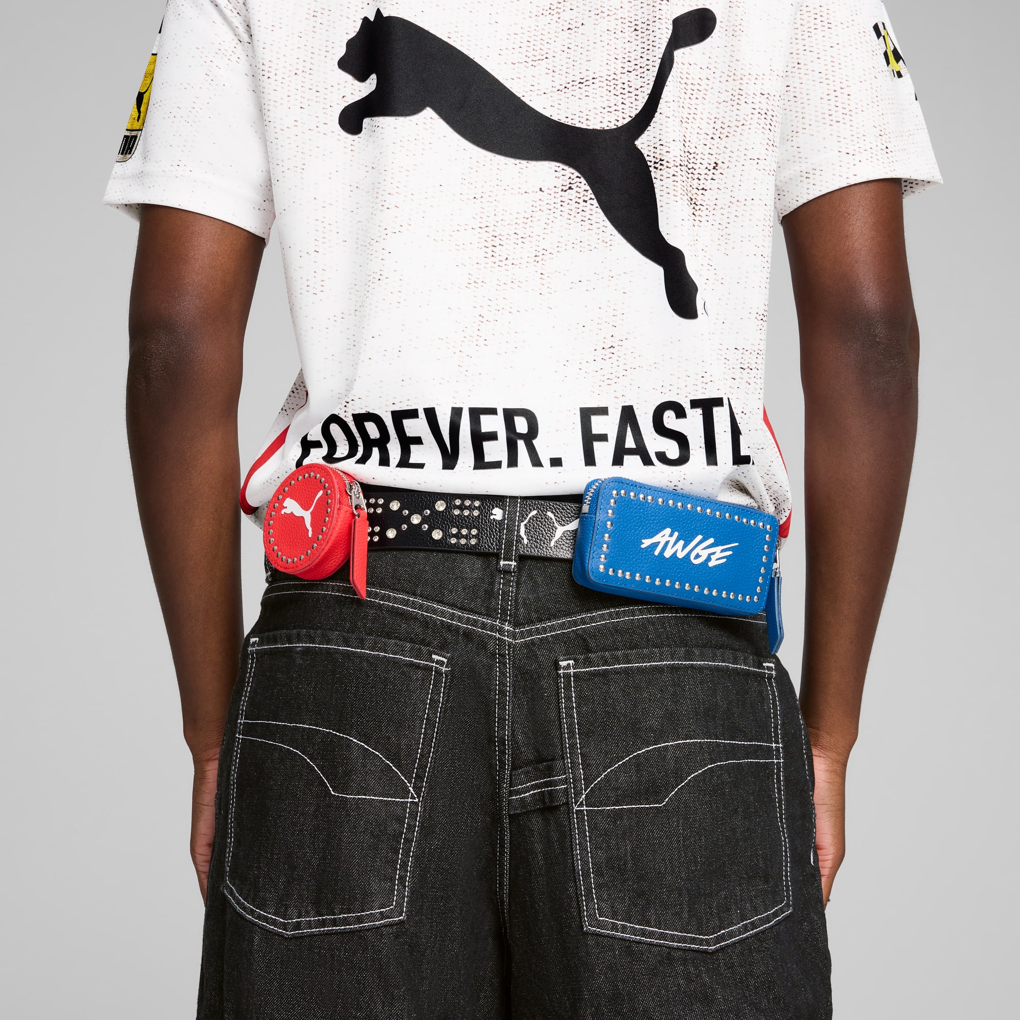 A AP ROCKY x PUMA Leather Belt