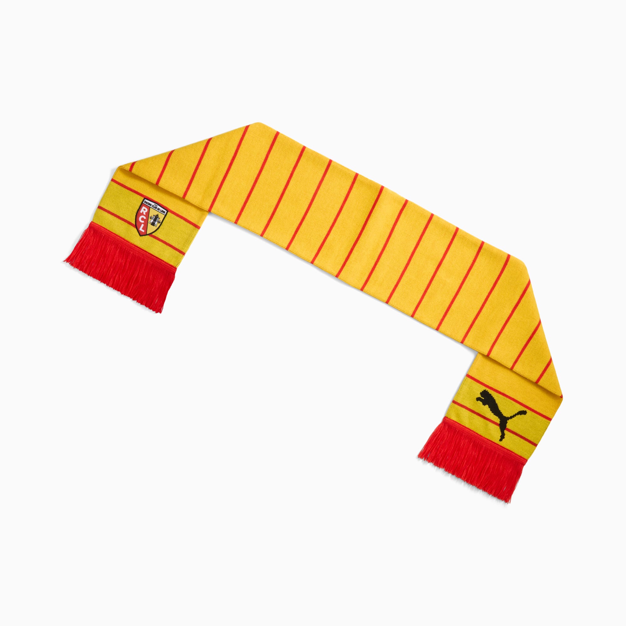 Écharpe Essentials RC Lens, Pelé Yellow-PUMA Red, large