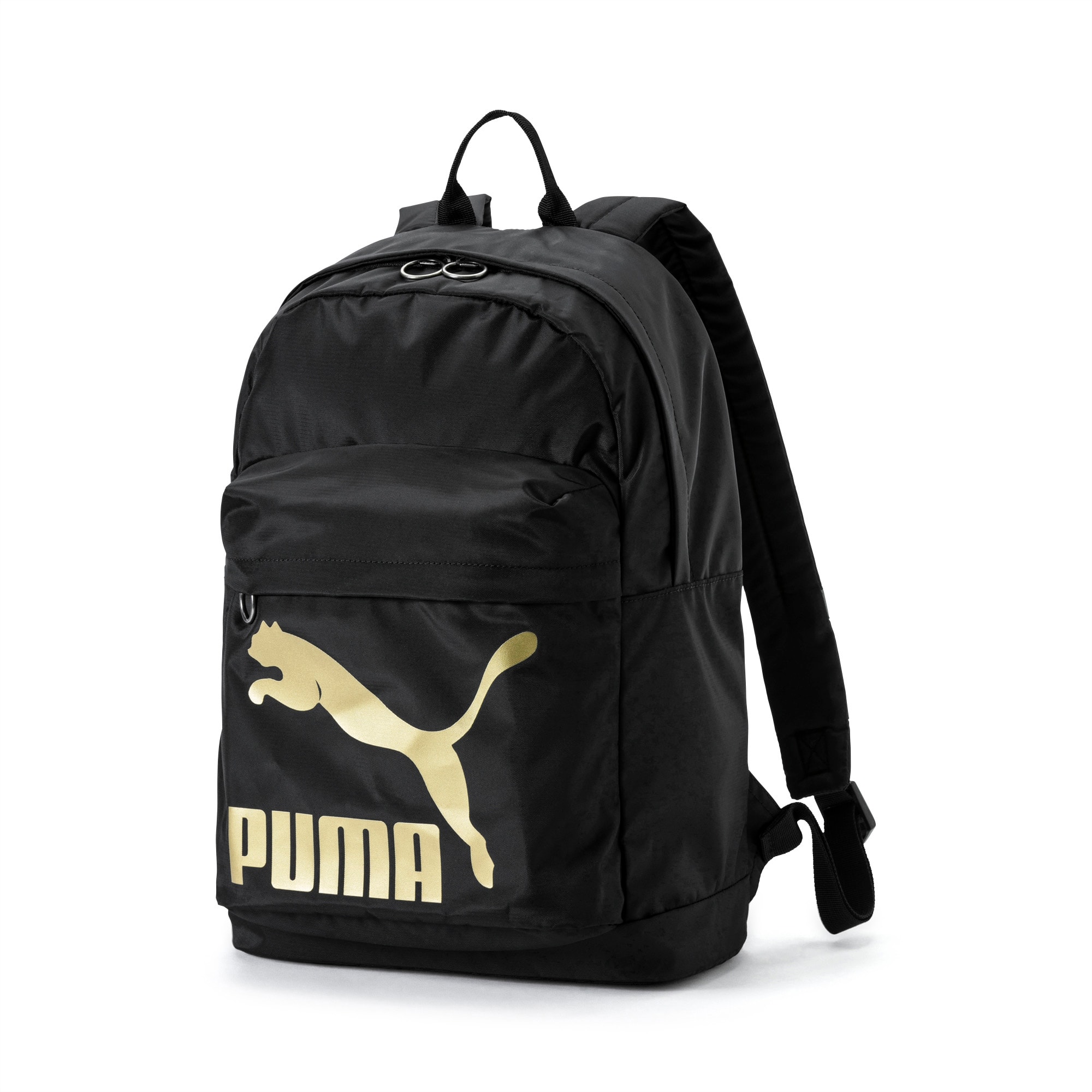 Originals Backpack, Puma Black-Gold, large-SEA