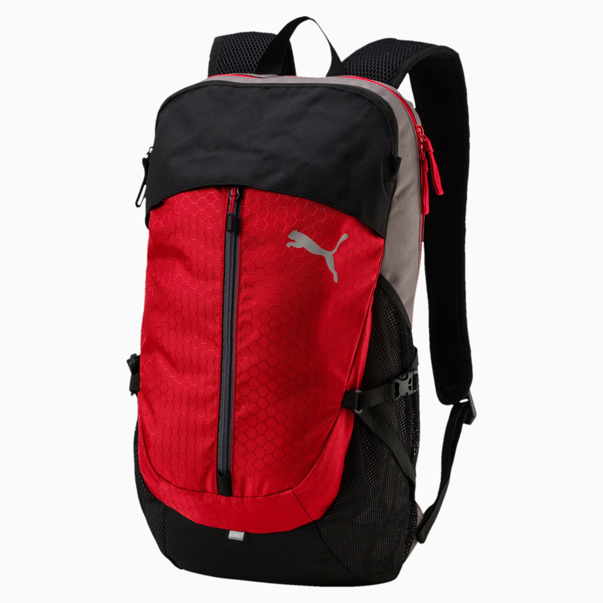 Apex Backpack | Ribbon Red-Steel Gray 