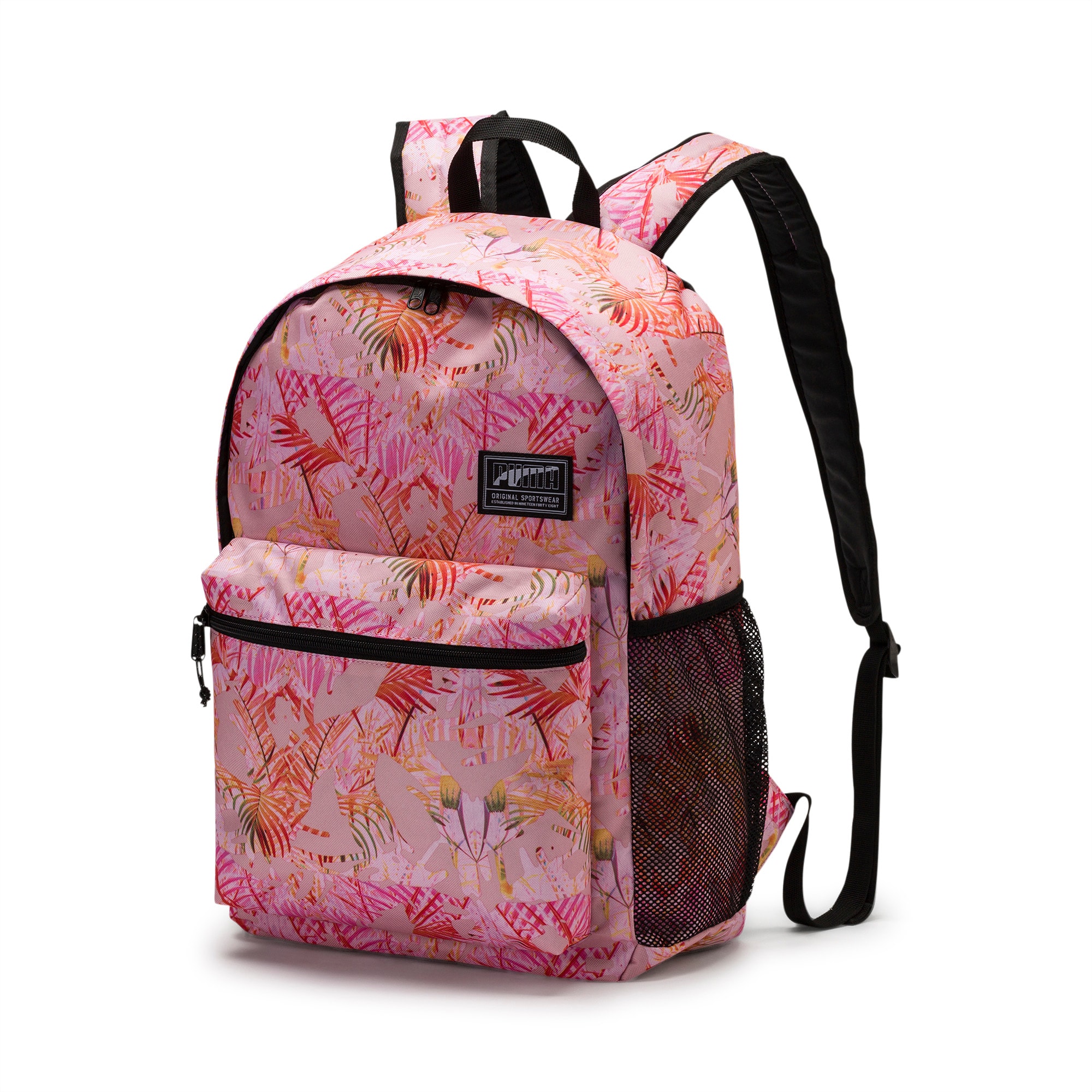 Academy Backpack | Pale Pink-Jungle AOP 