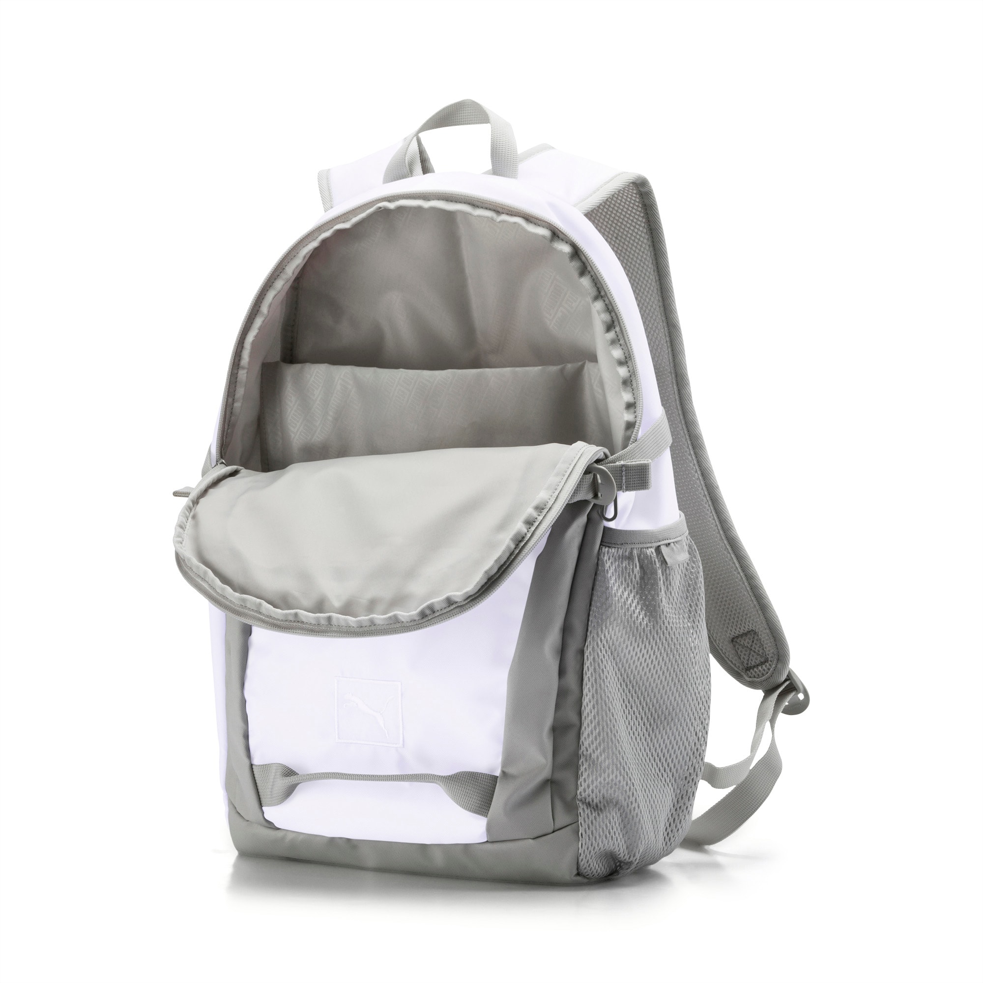 puma bmw bookbag silver