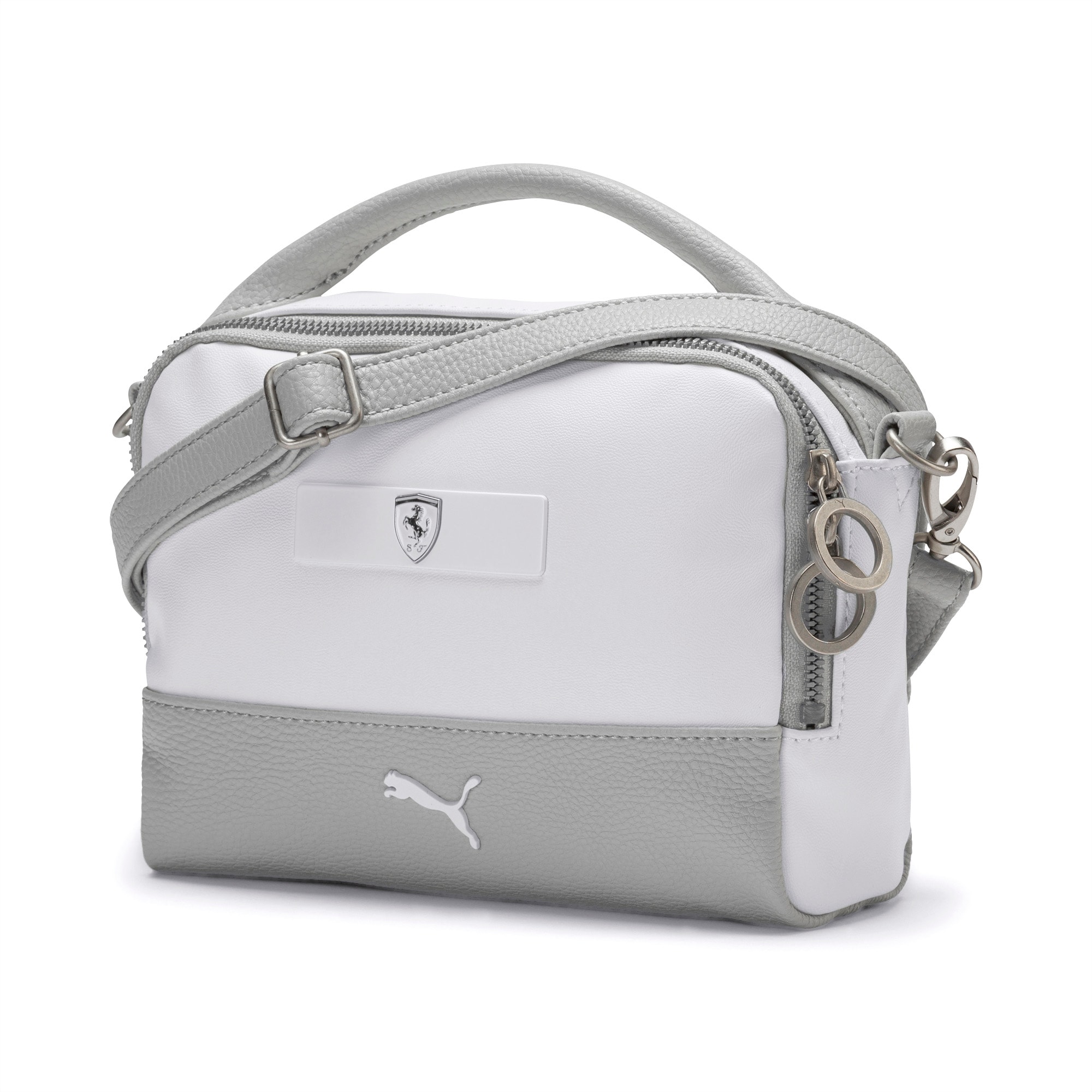 puma ferrari handbag silver