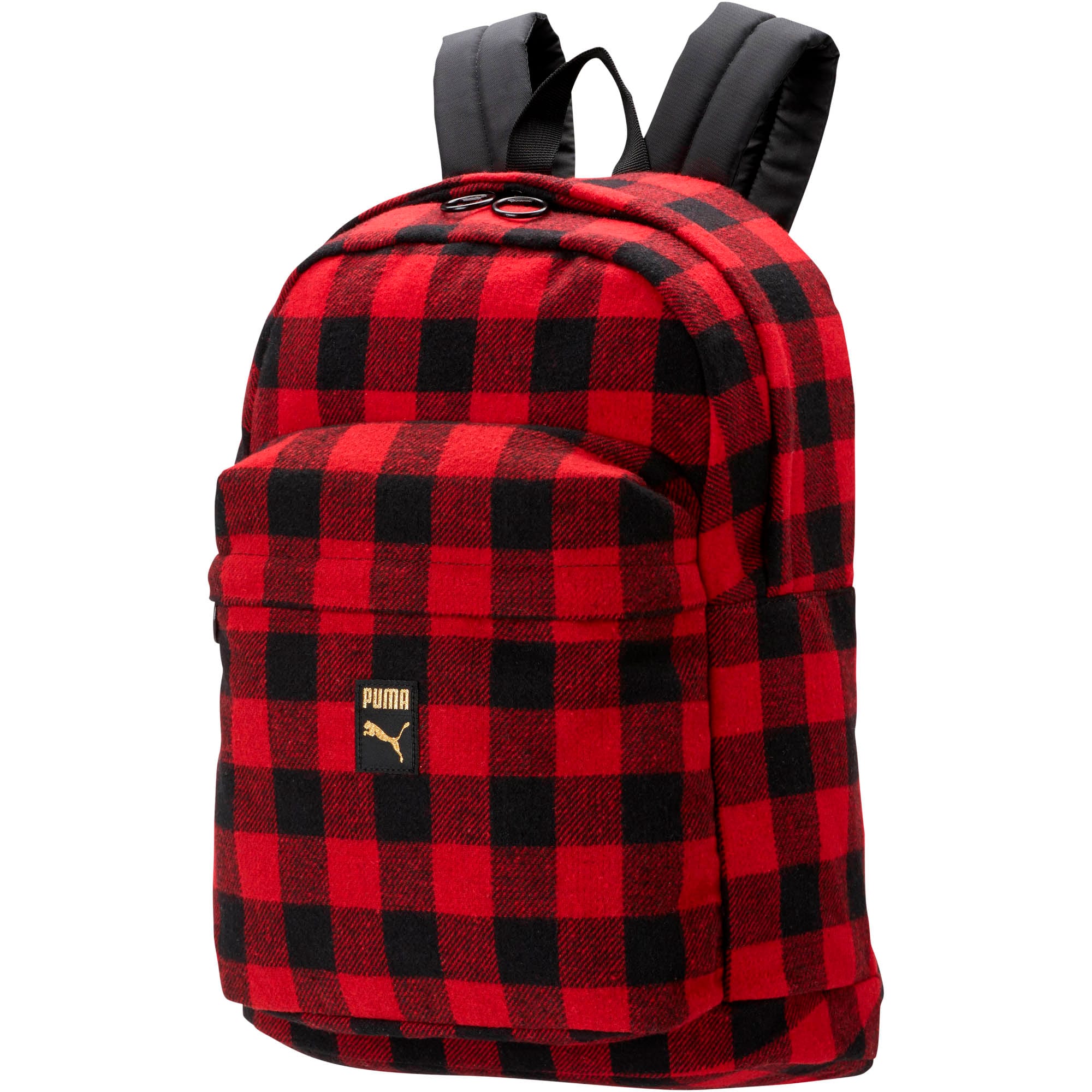red and black puma backpack