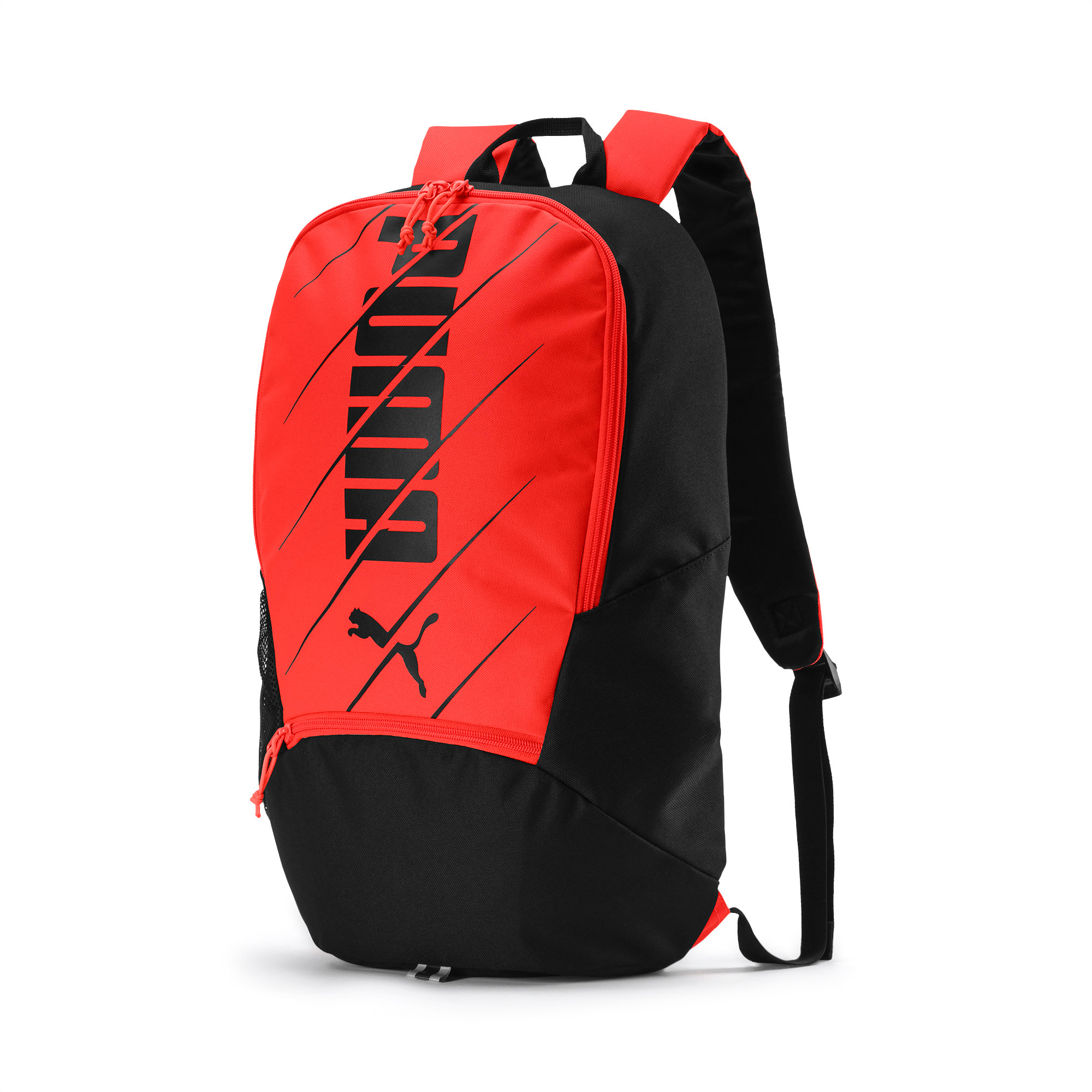 red and black puma backpack