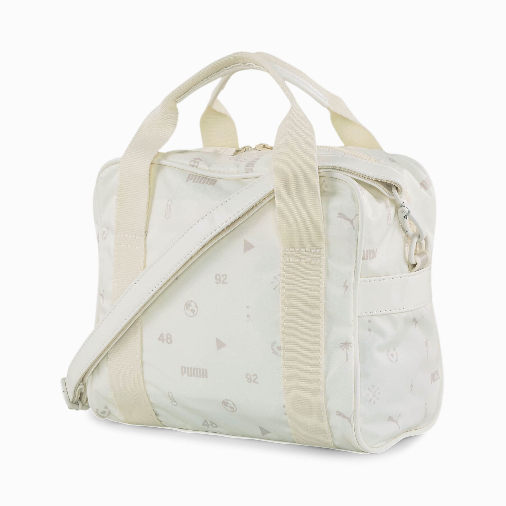 puma white handbag