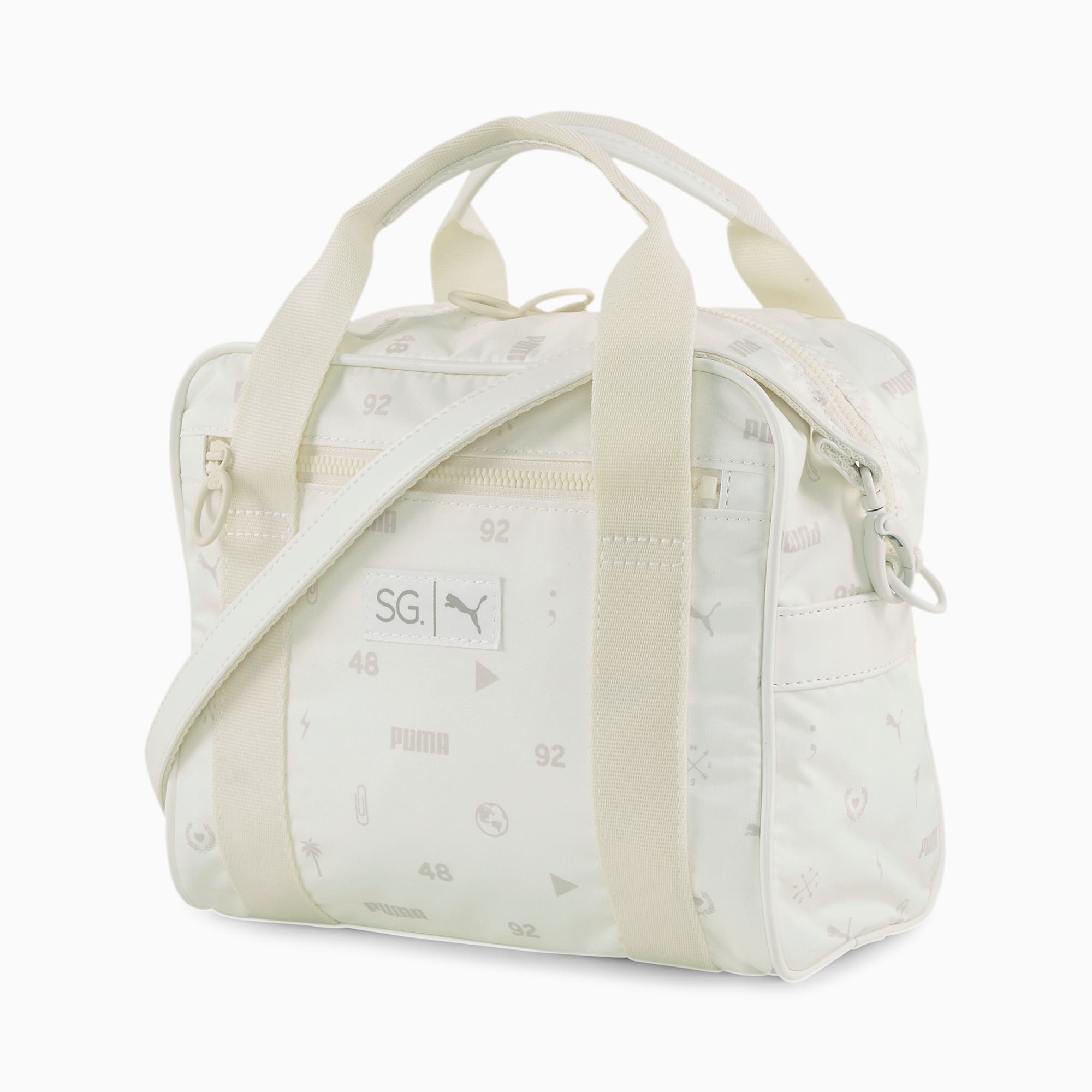 white puma bag