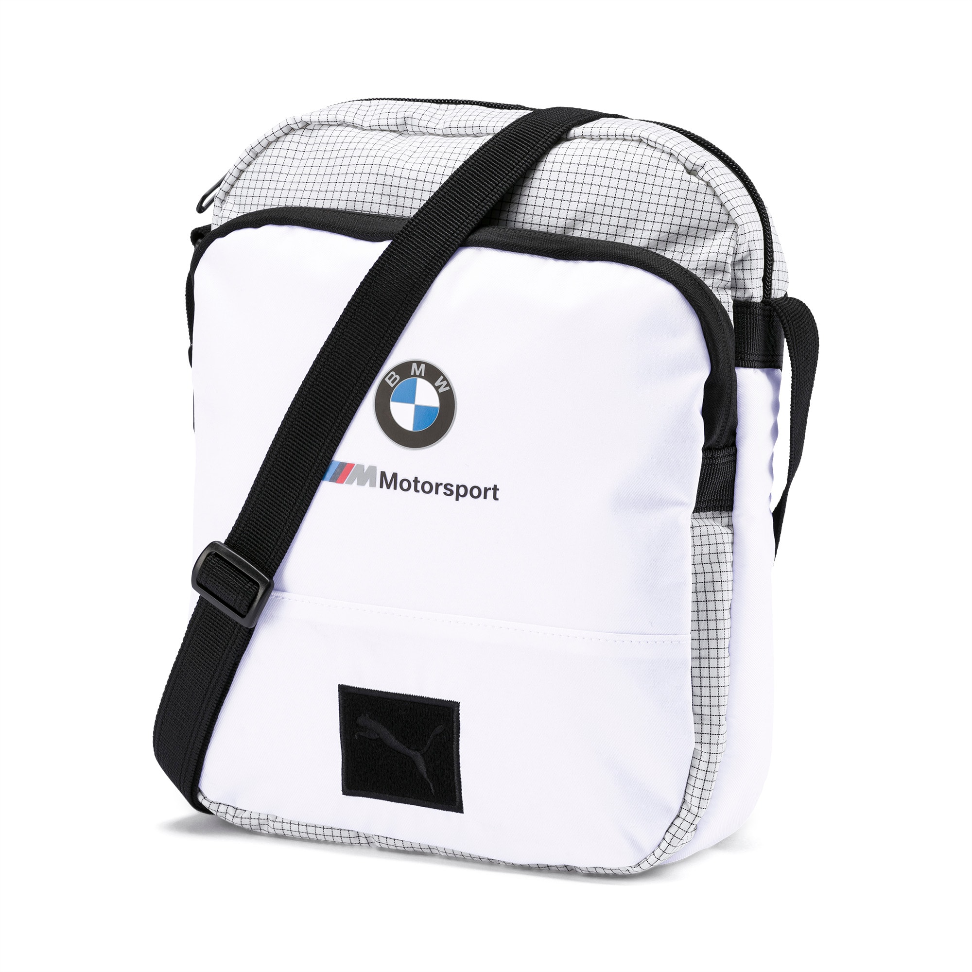 puma bmw white bag