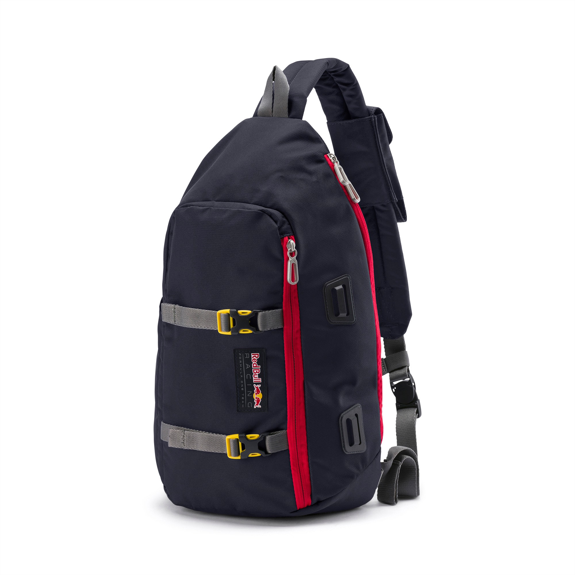 black and turquoise north face backpack