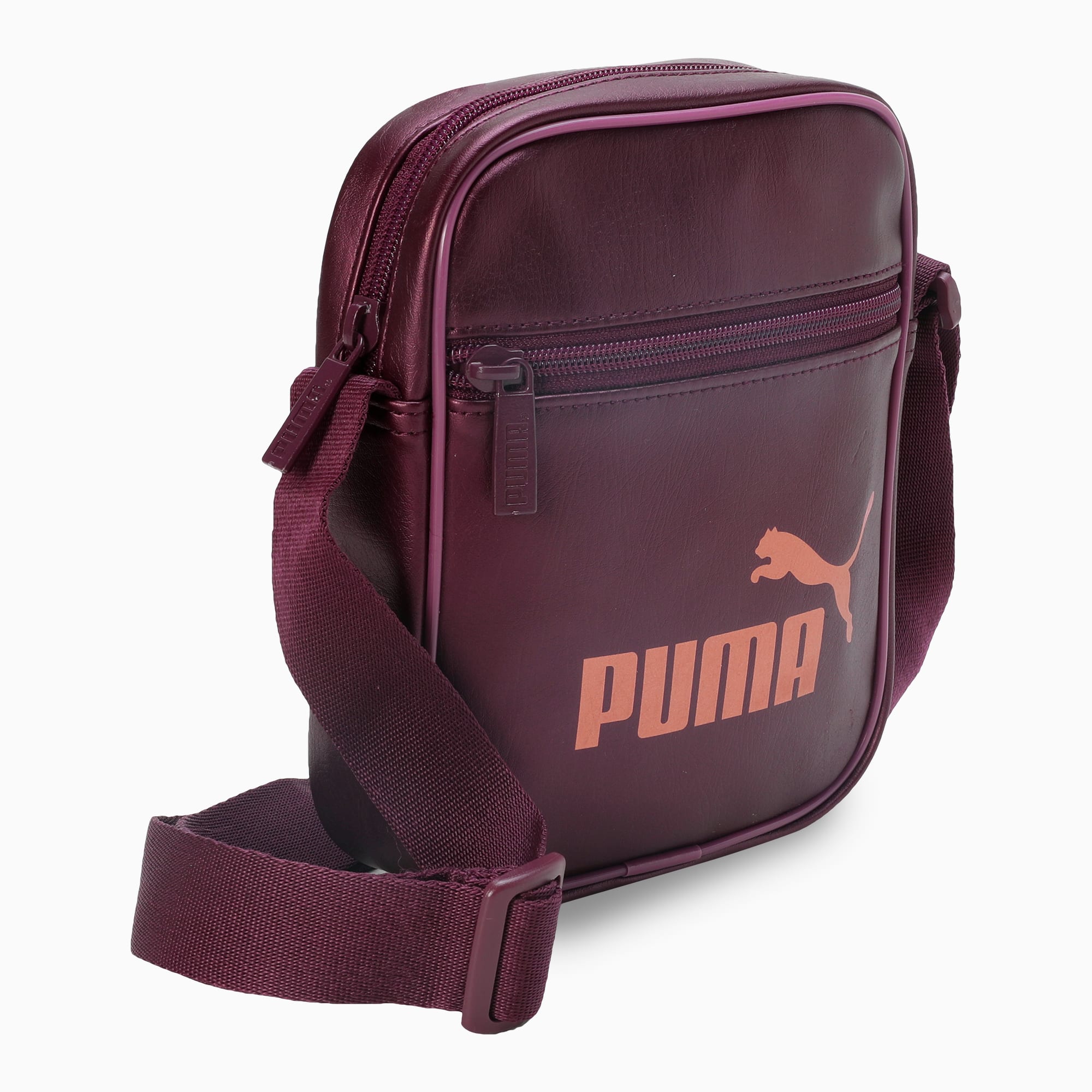 puma shoulder bag purple