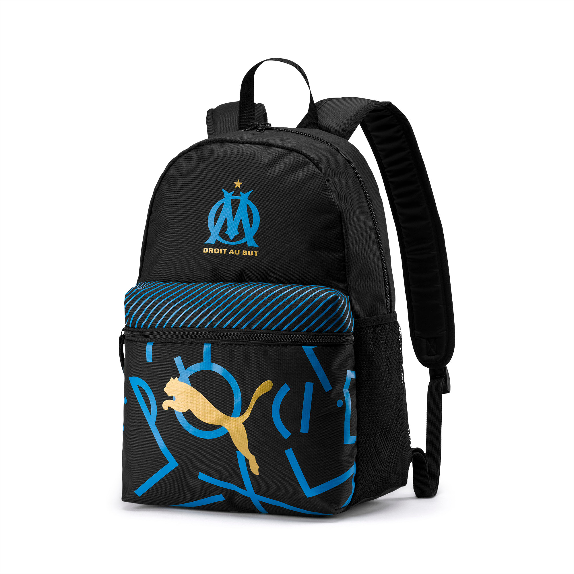 Olympique De Marseille Dna Phase Football Backpack Puma Black Bleu Azur White Puma Shoes Puma