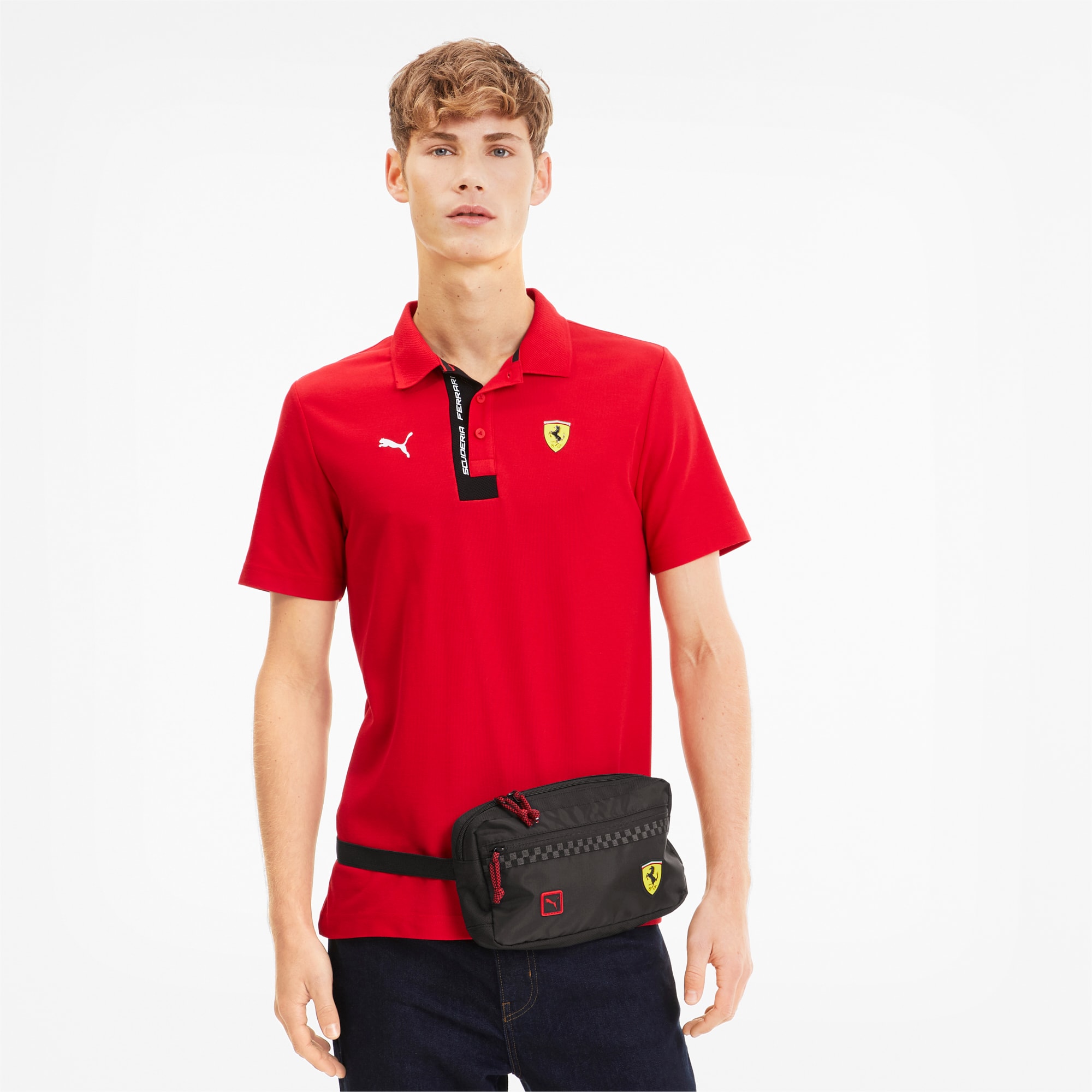 scuderia ferrari fanwear waist bag