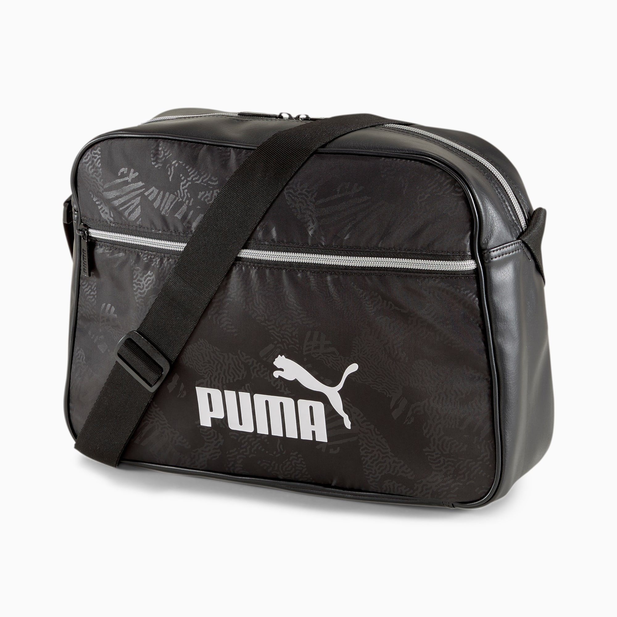 puma reporter bag black