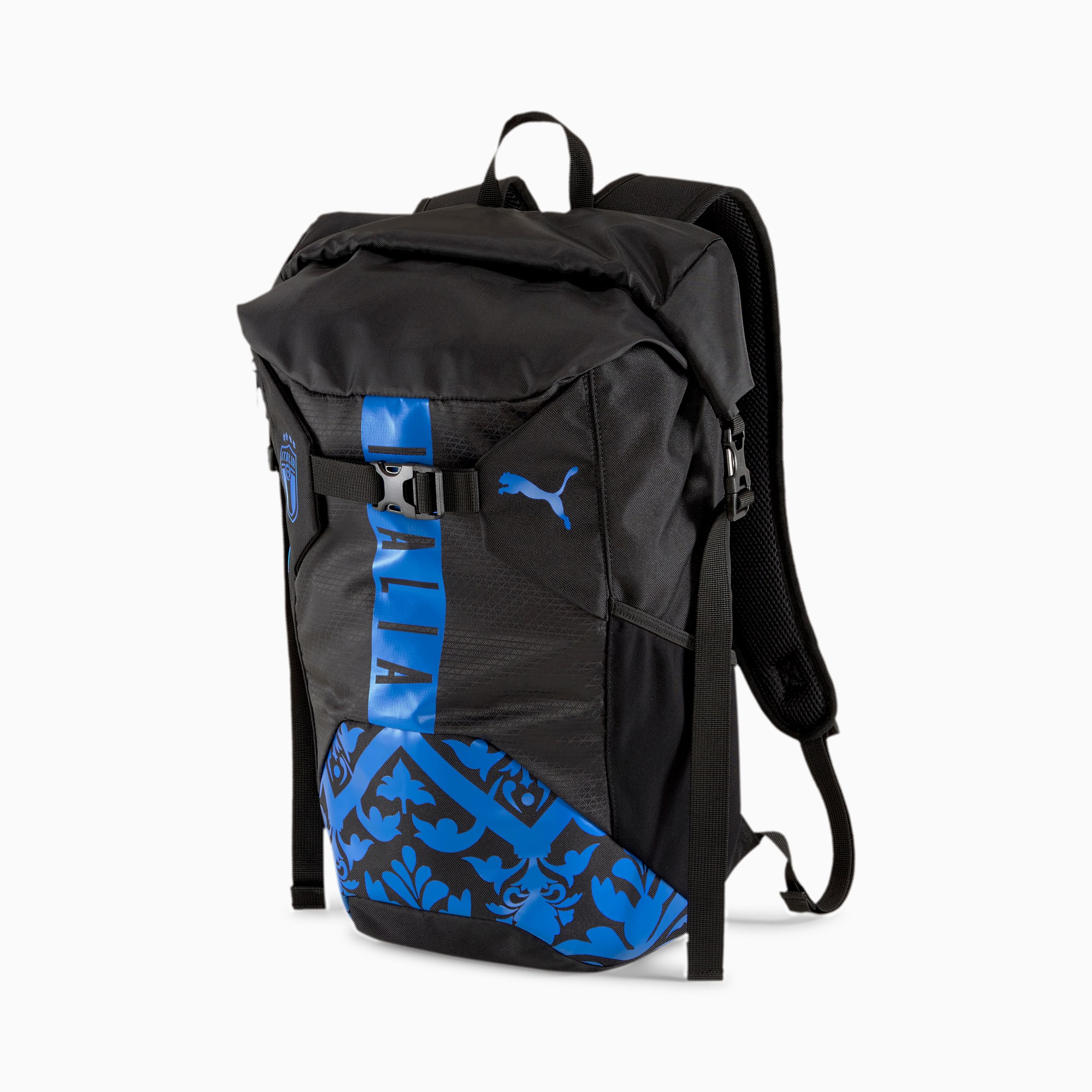 puma black and blue backpack