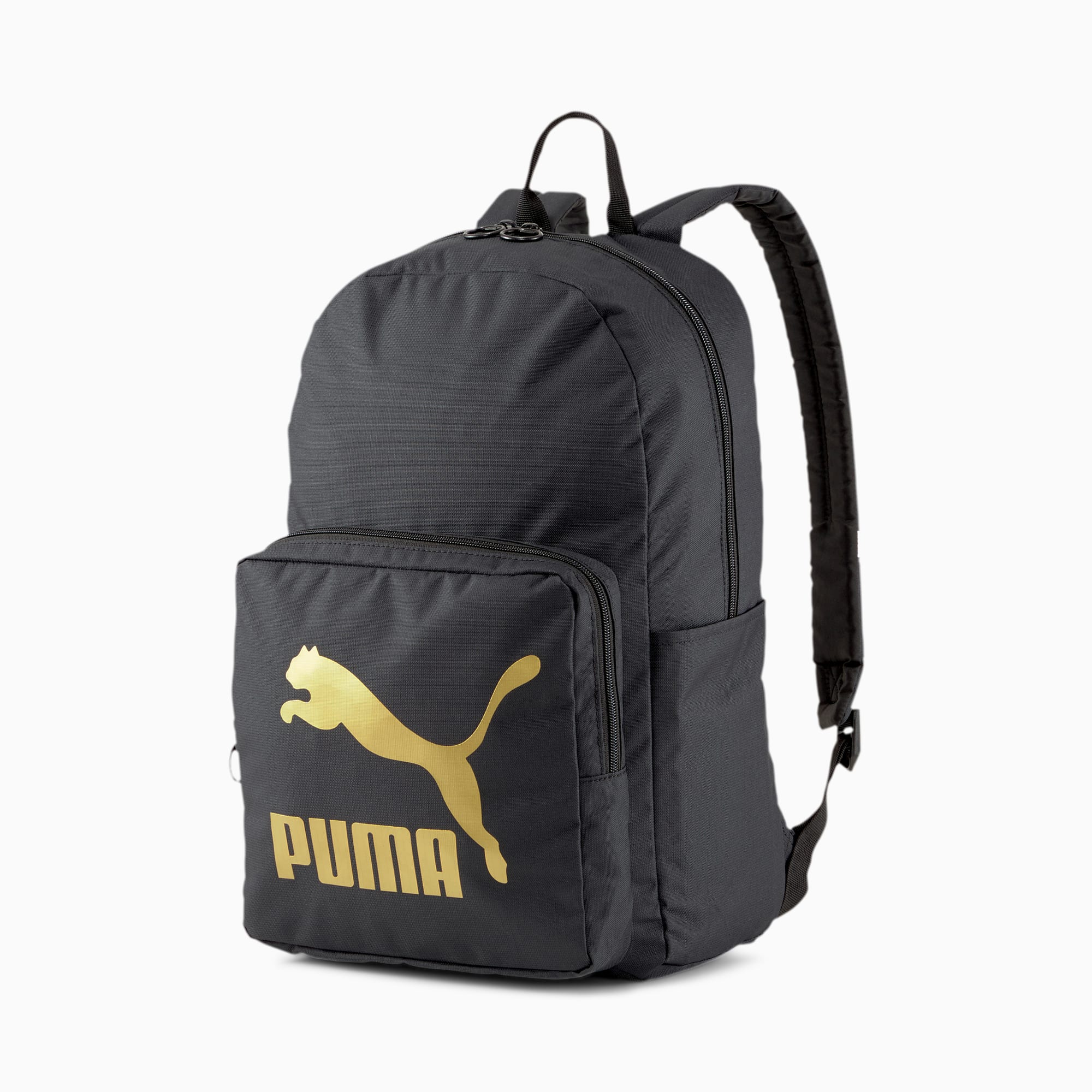 puma backpack black and gold