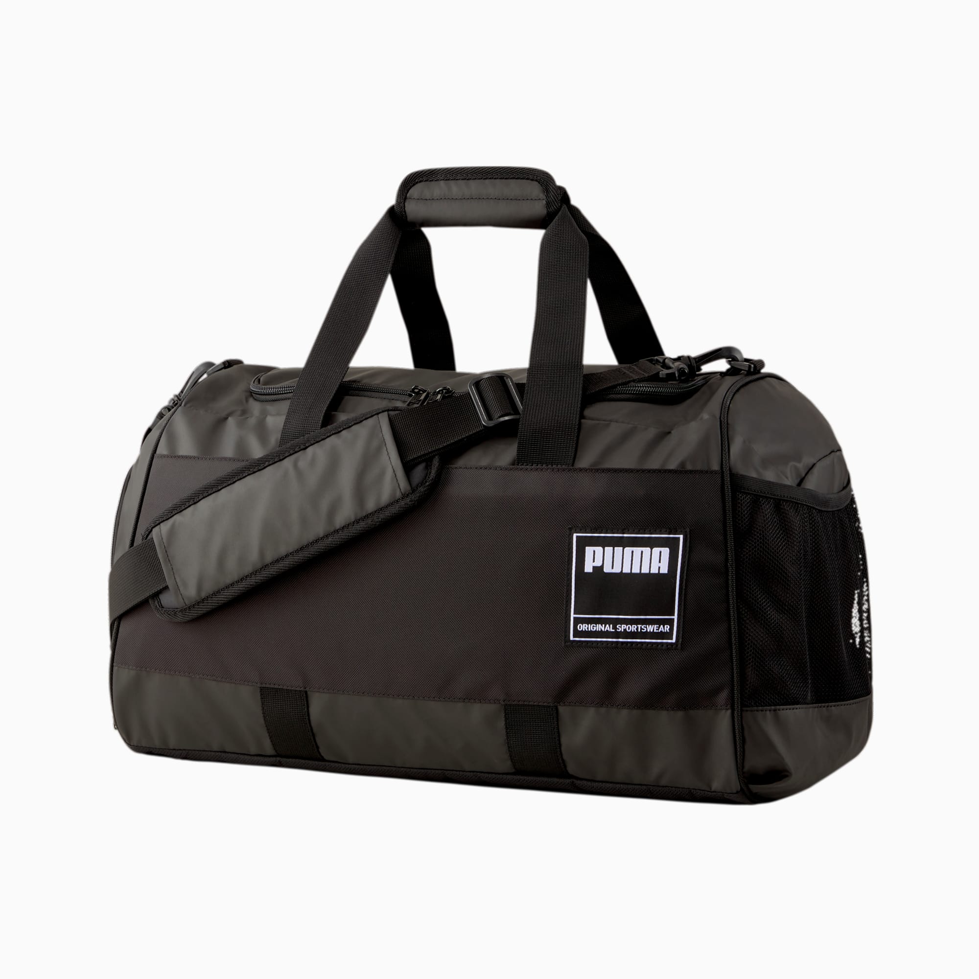 puma black king medium duffle bag