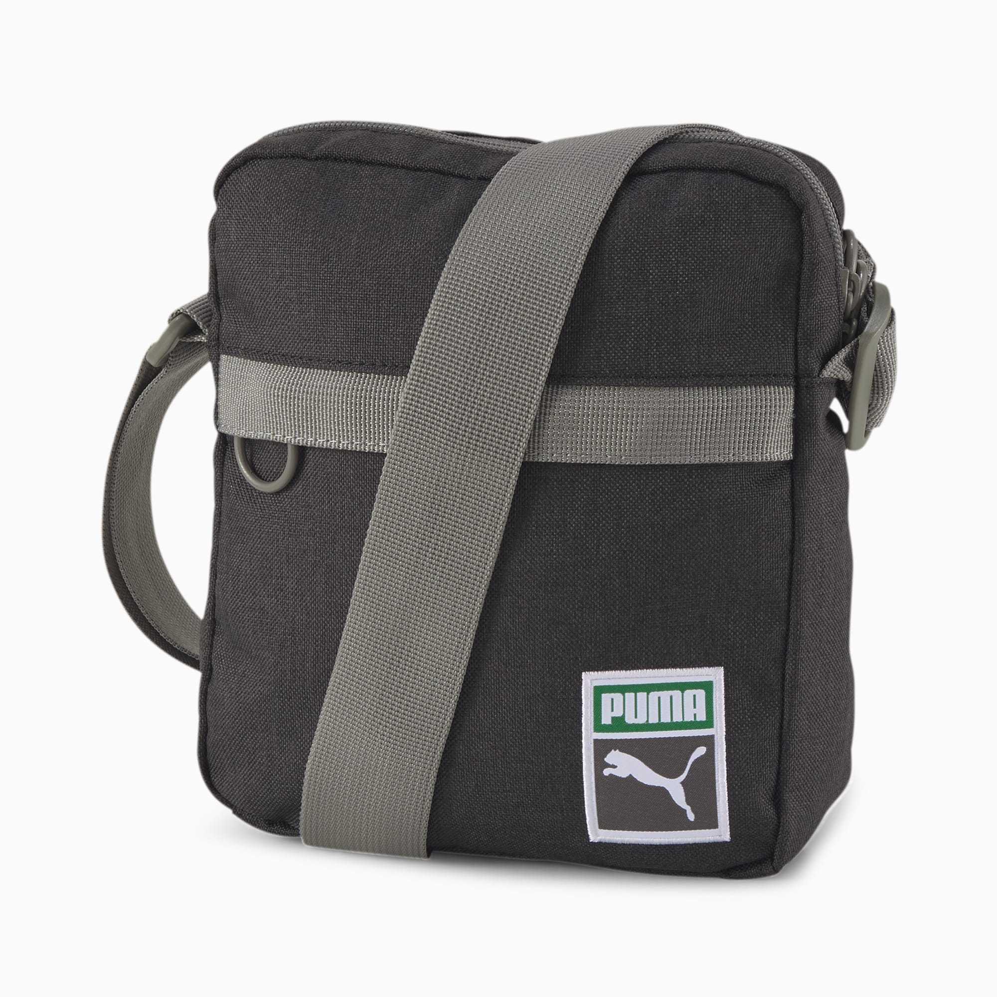 puma black messenger bag