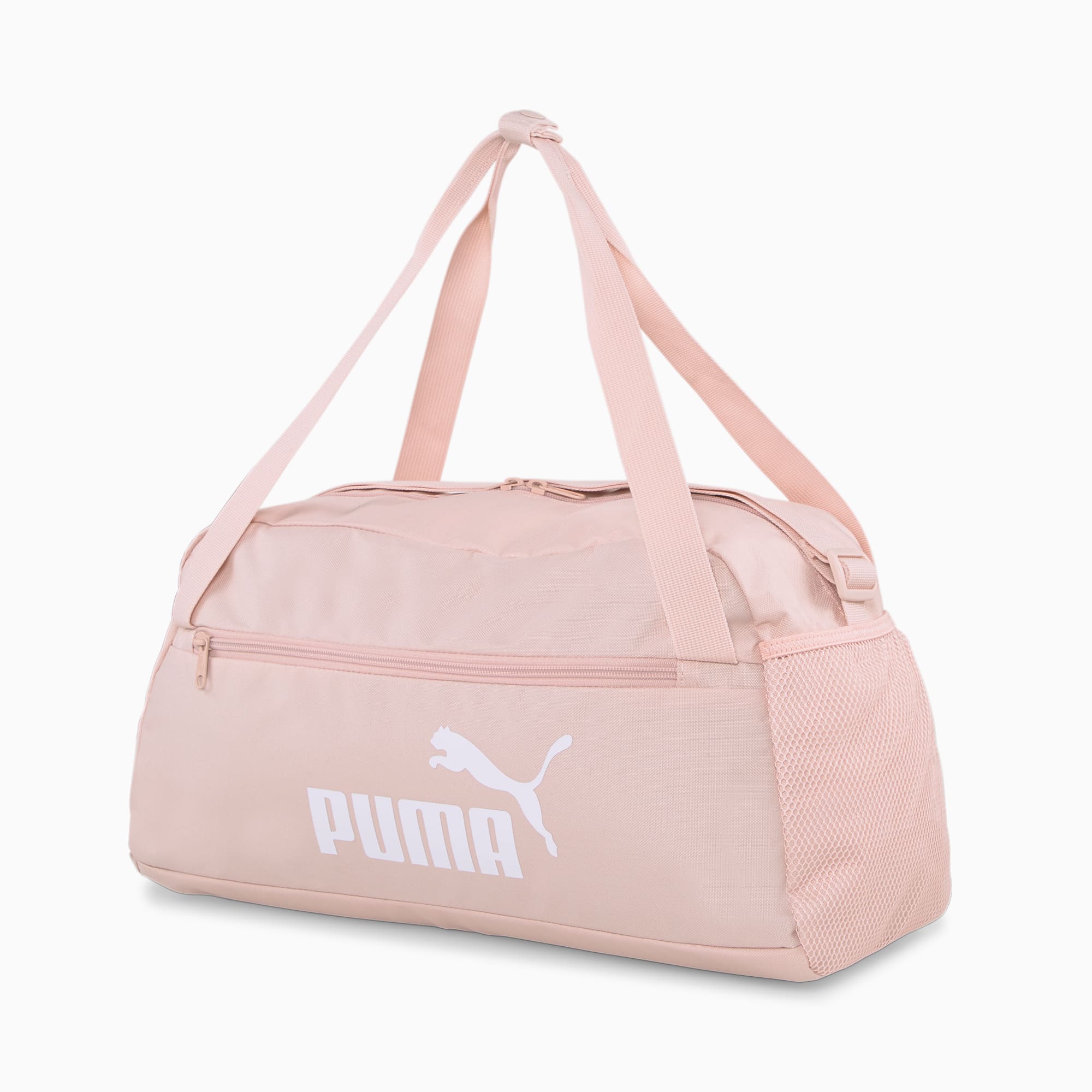Pink puma gym bag top