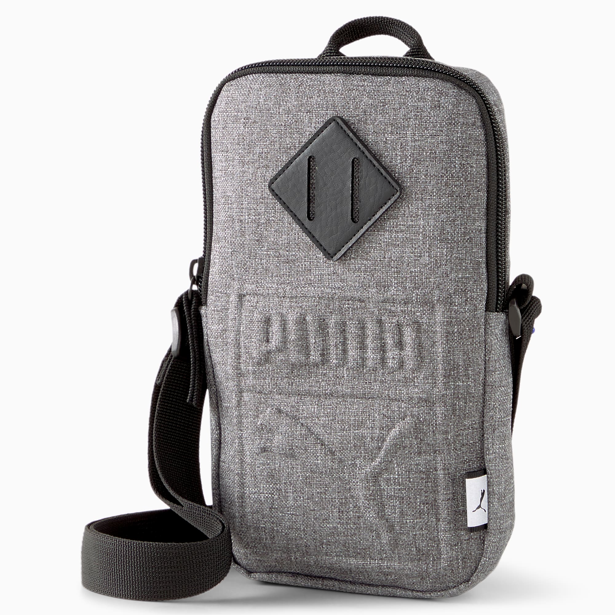 Portable Shoulder Bag, Medium Gray Heather, large-SEA
