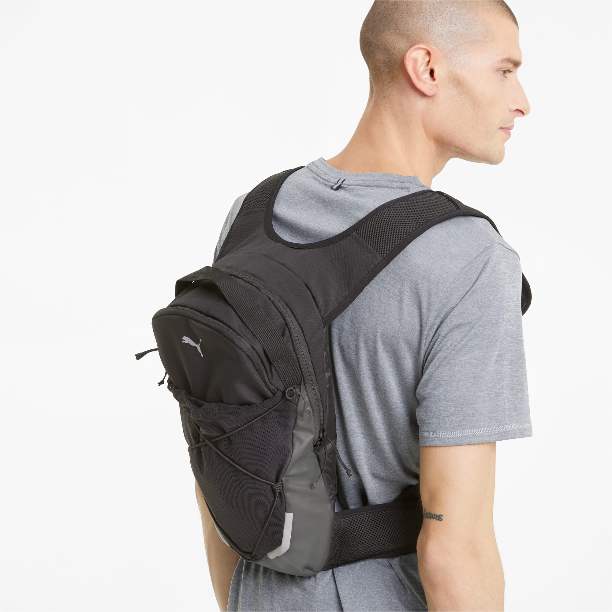 Puma running waterproof backpack top