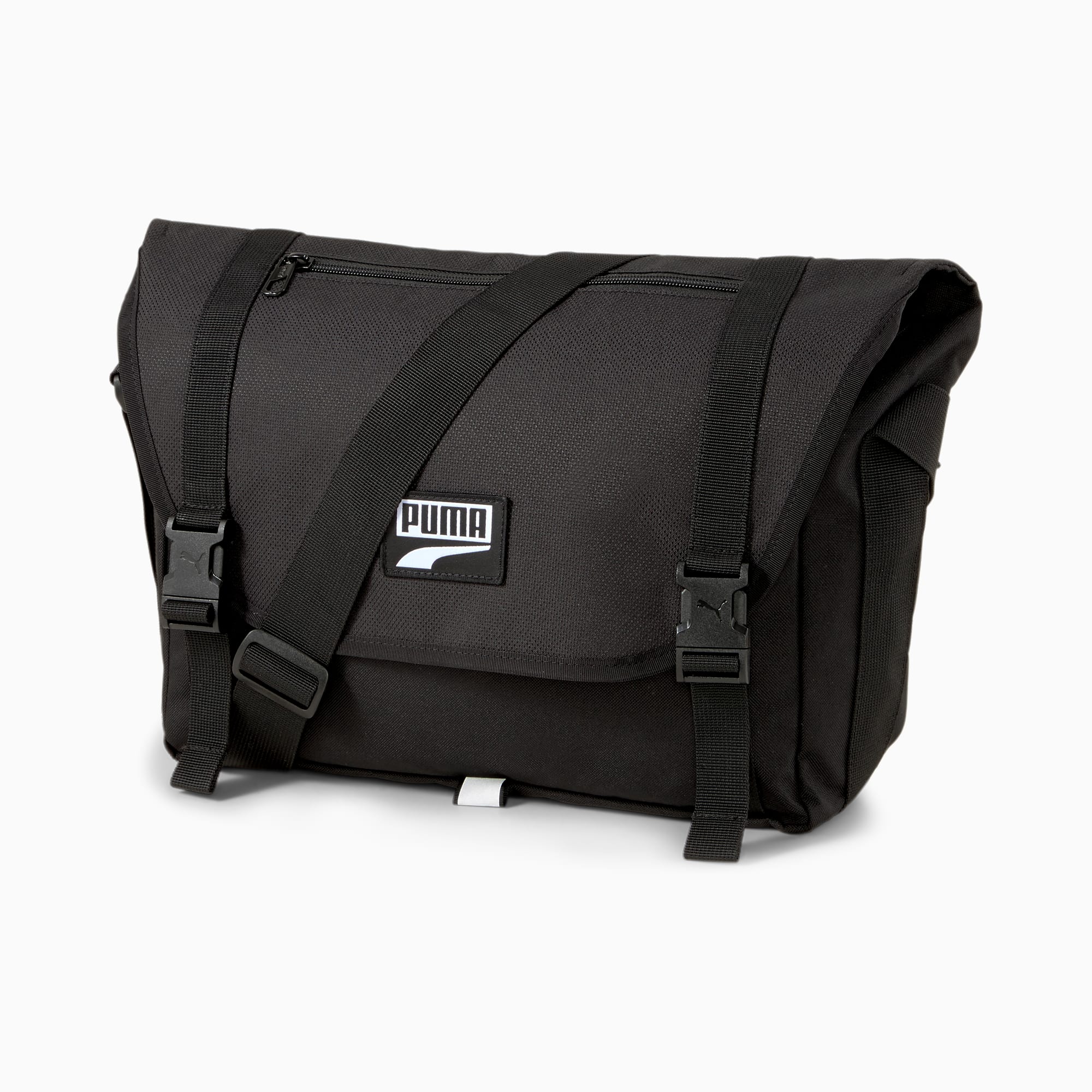 Puma black messenger bag clearance