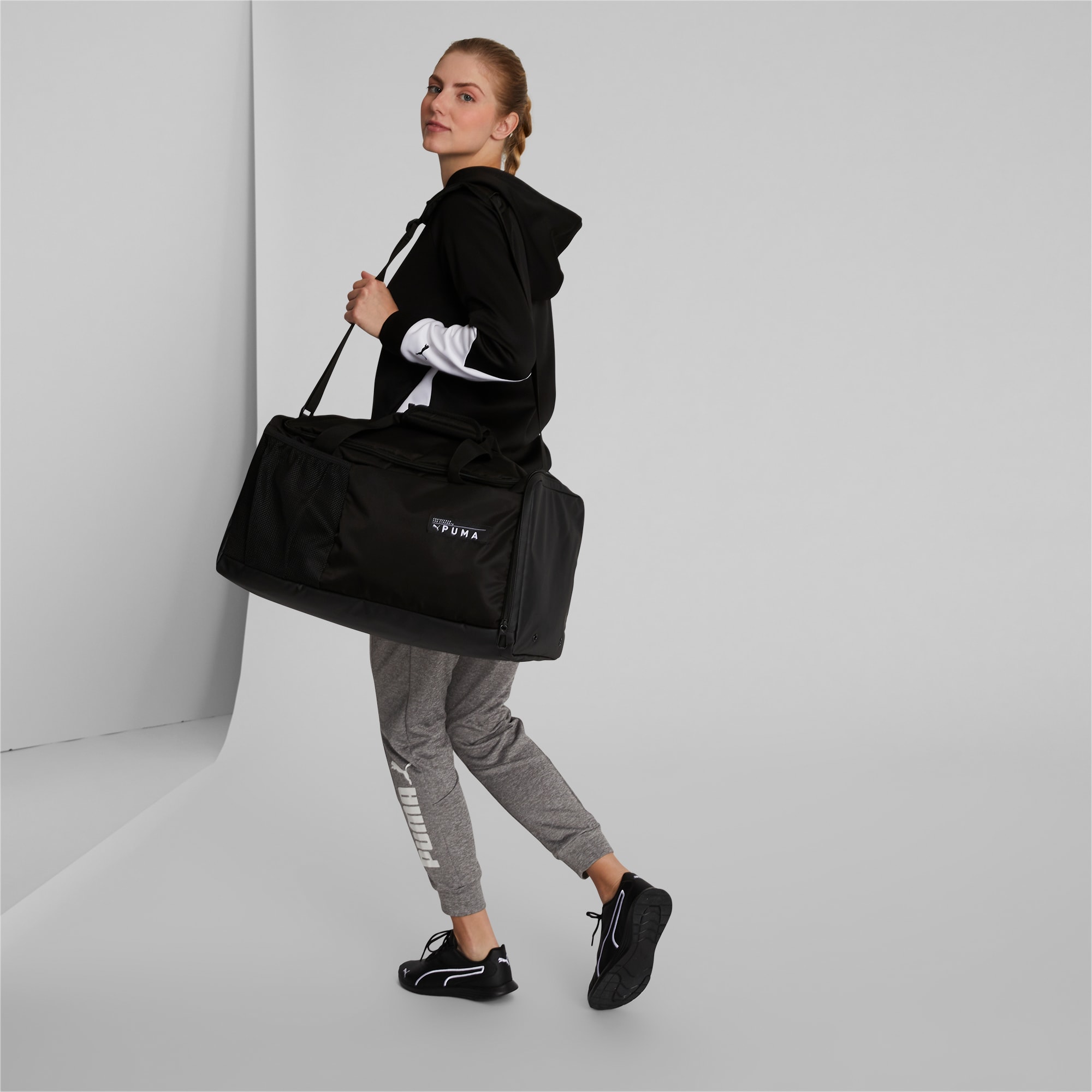 Puma gym bag leather shop
