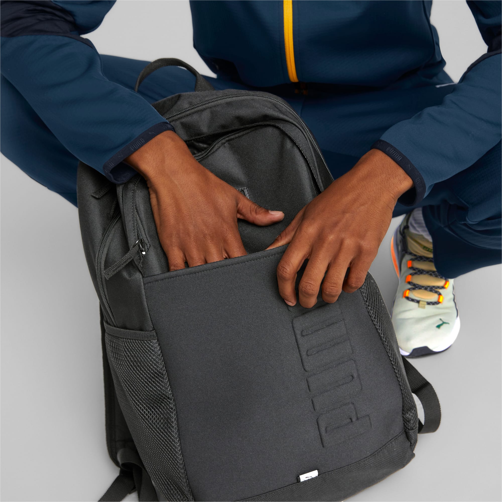 Puma Mochila Running Gris