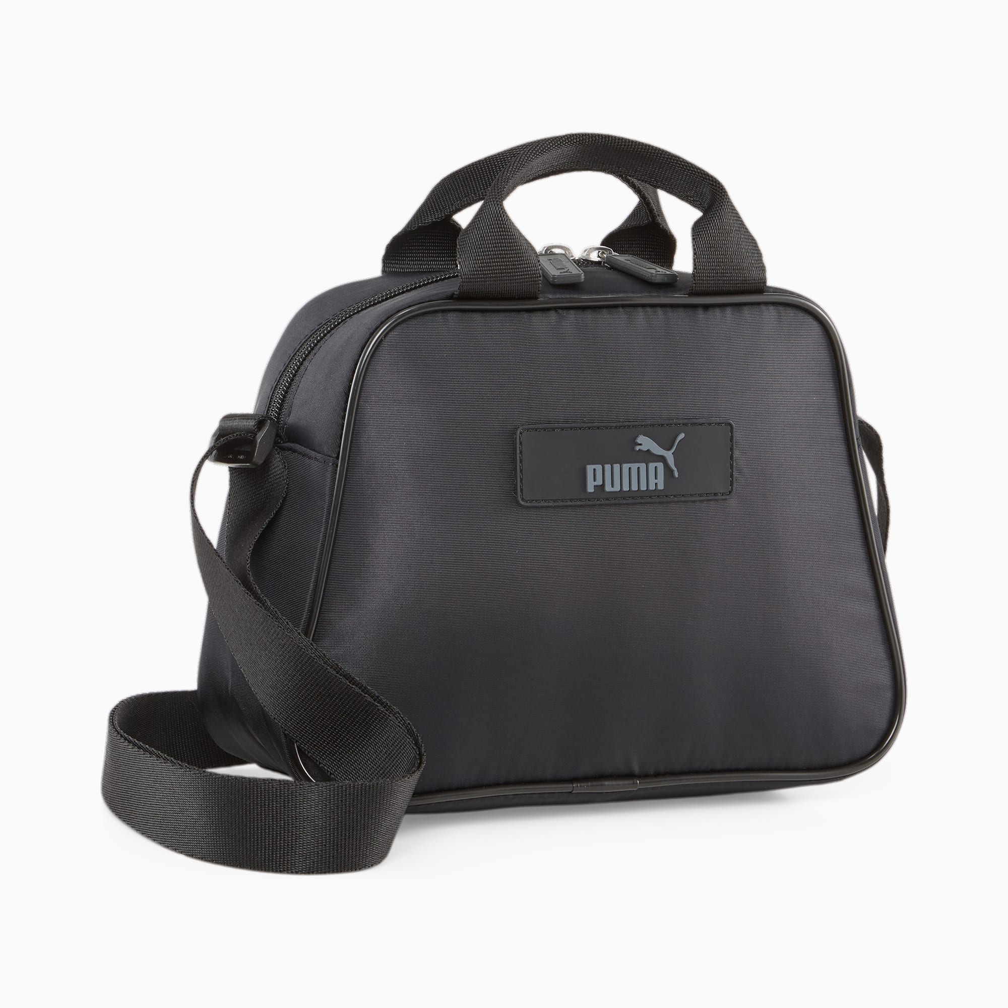 Core Pop Boxy Cross-Body Bag, PUMA Black, large-SEA