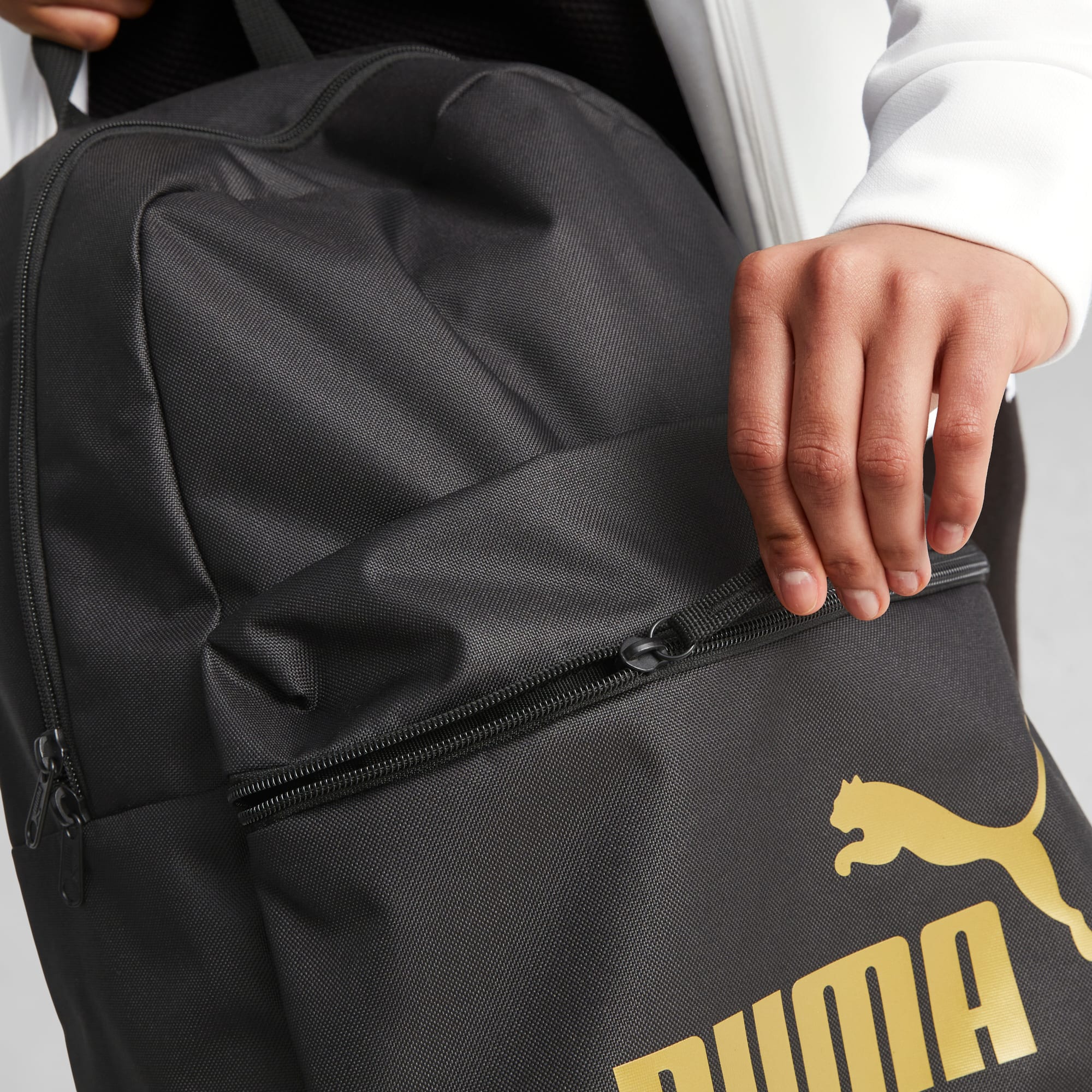 Puma deals gold backpack